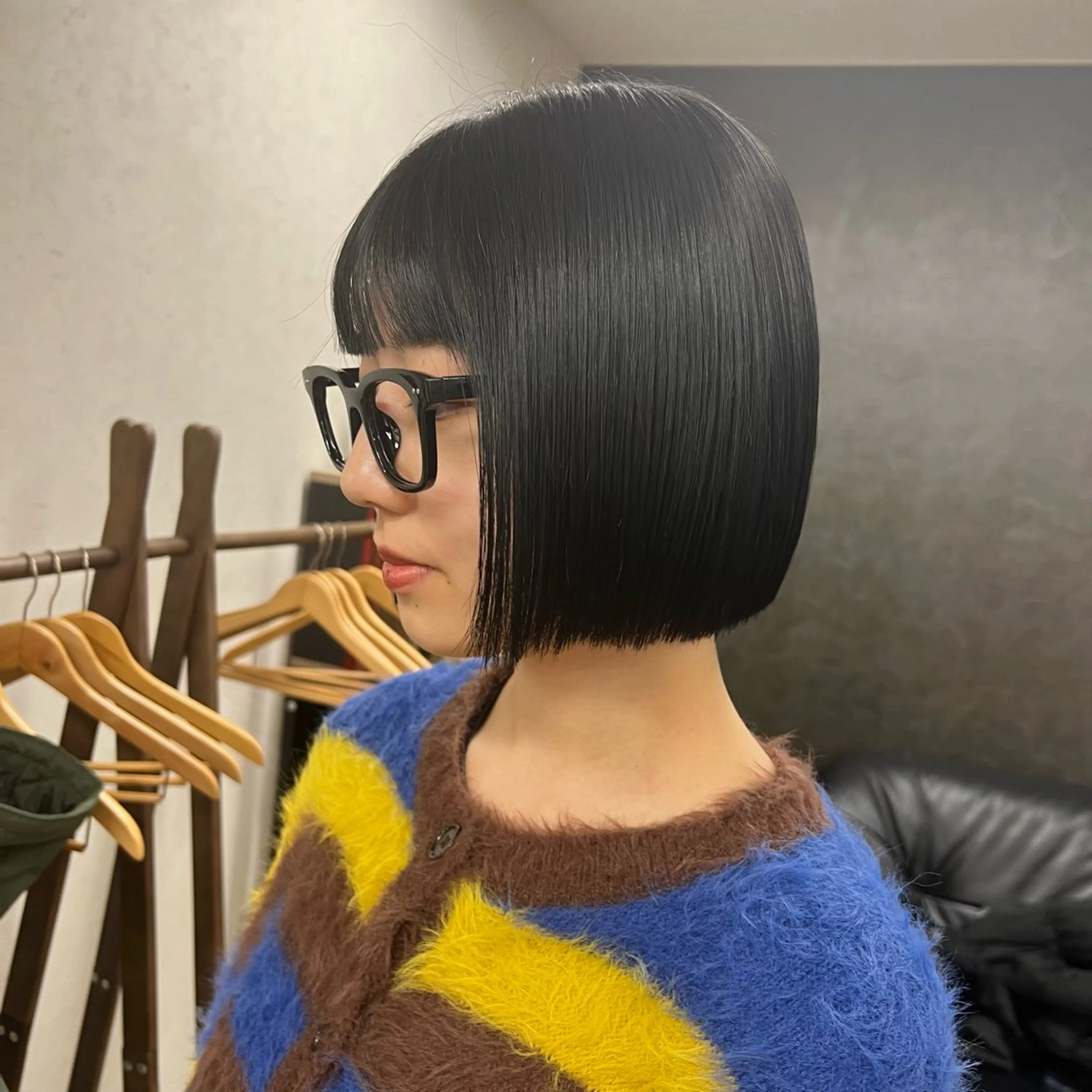 ショート カット 縮毛矯正 トリートメント ボブ／ストレート🎀 harukaのヘアスタイル