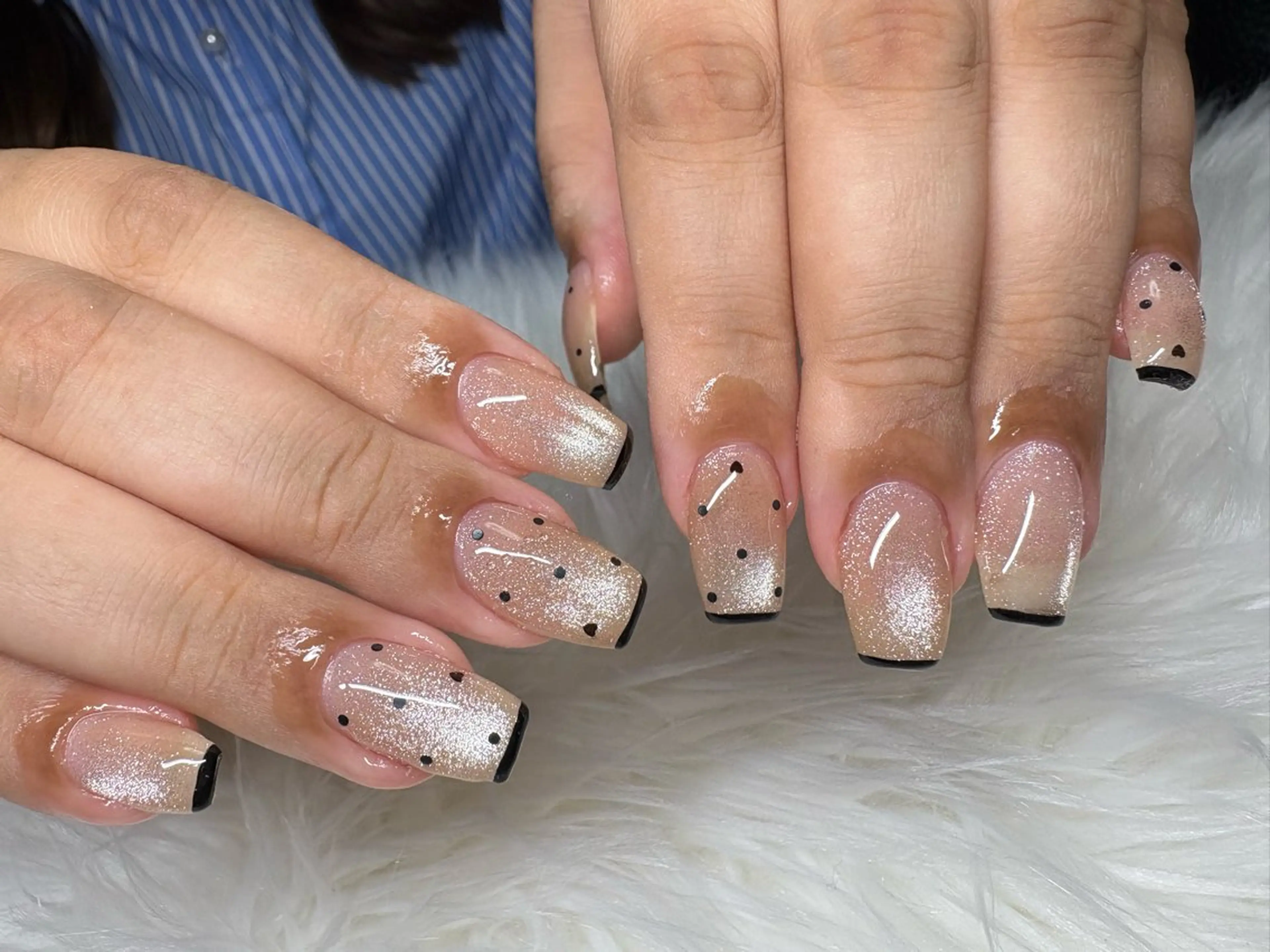 ネイル ドット マグネットネイル オフィスネイル Esthetic Will所属・will 有希のネイルデザイン