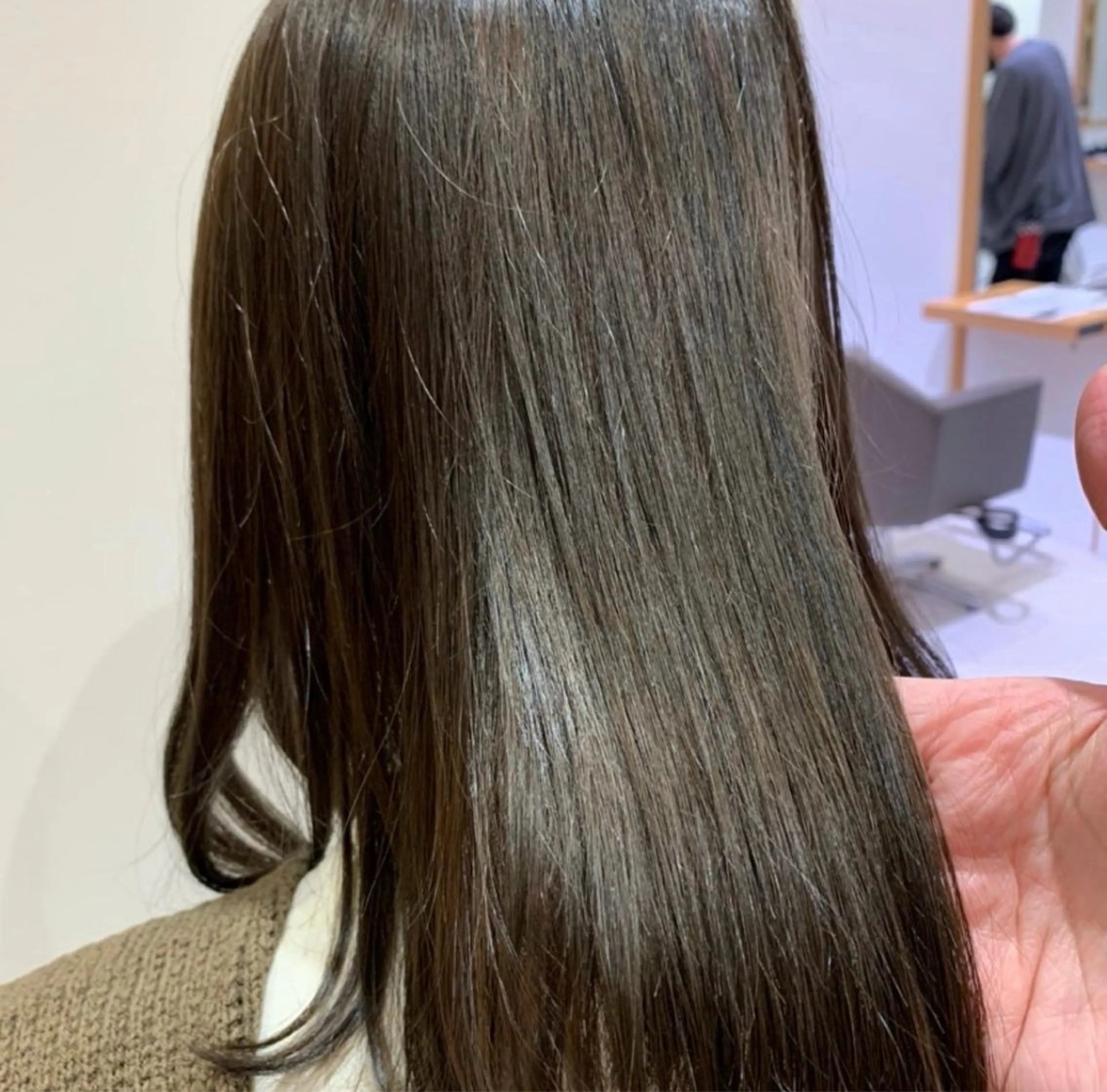 ミディアム パーマ カット 縮毛矯正 💫コテ巻きパーマ 特化💫／津久井裕仁のヘアスタイル