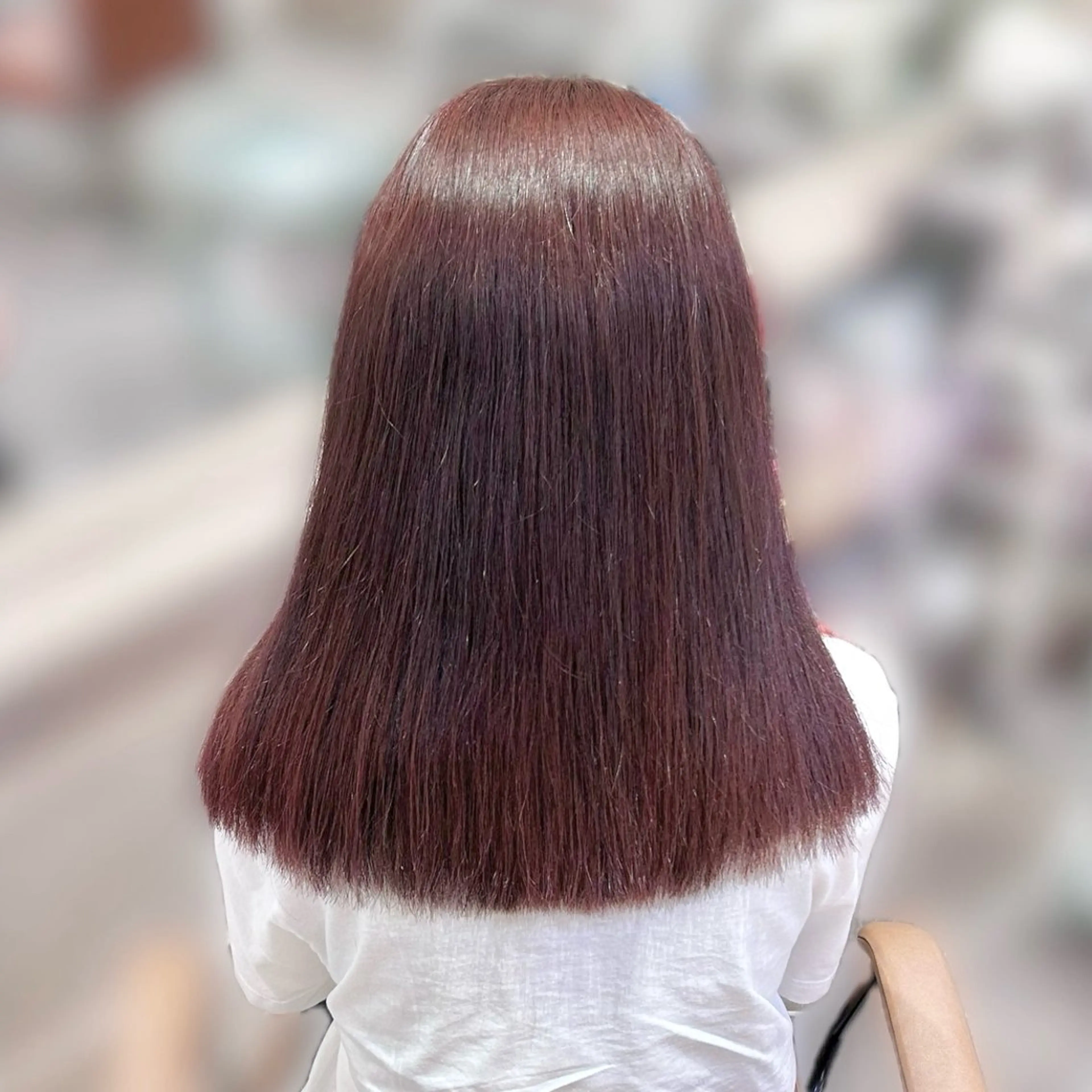 セミロング カット 🥀暖色/エクステ/ ヘアメ/横浜/かなこのヘアスタイル