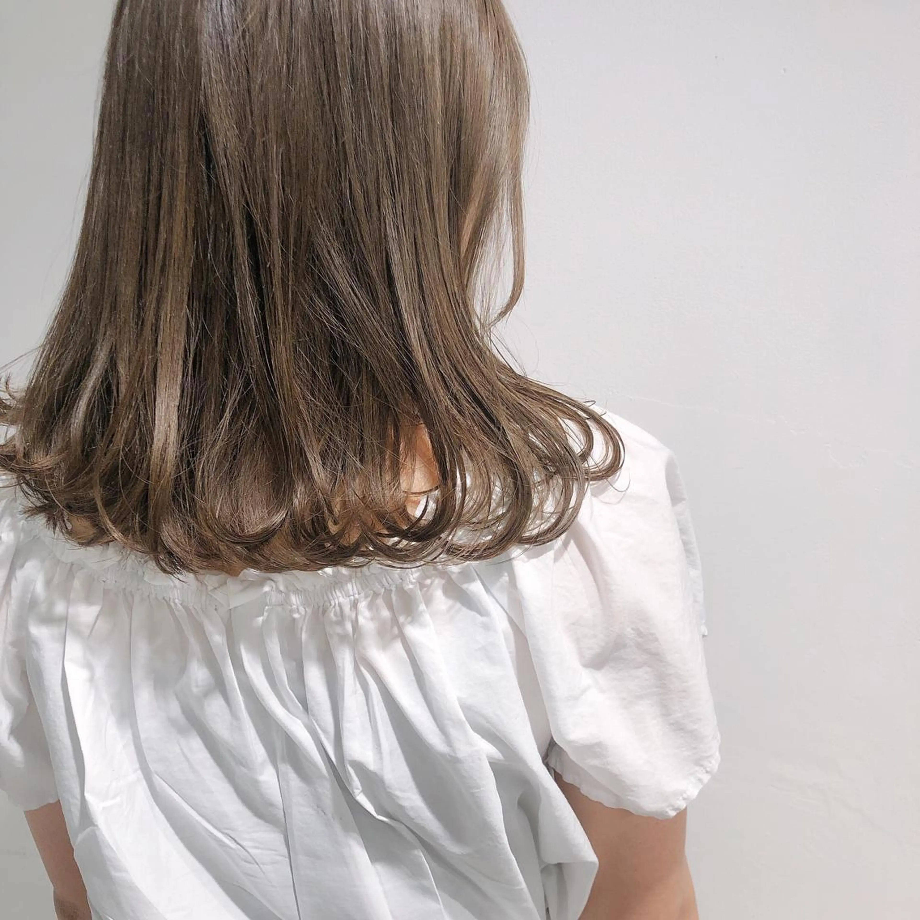 ミディアム カラー 透明感カラー グレージュ ヘアカラー トリートメント ヘアセット ❤️sai❤️ official❤️のヘアスタイル