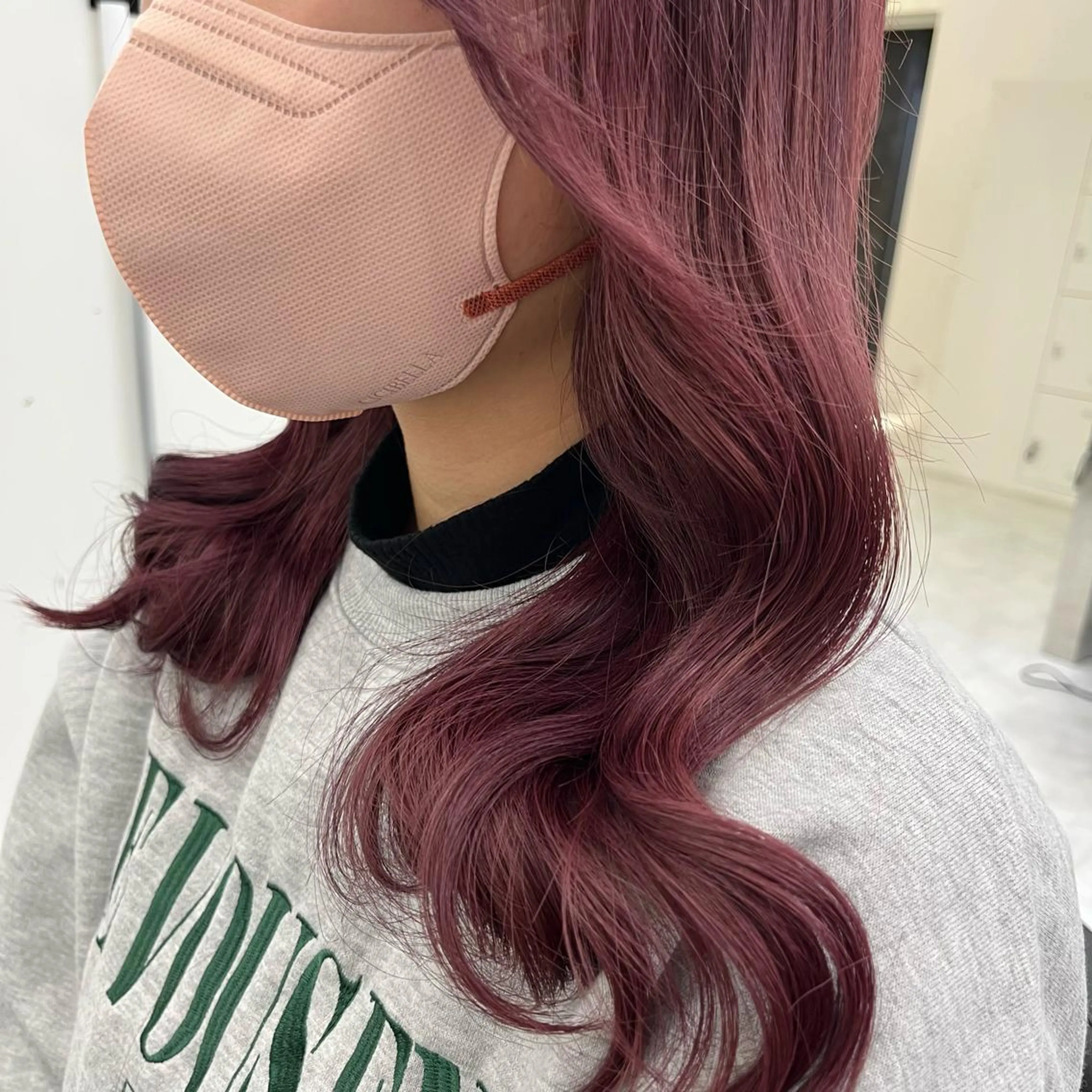 ロング ヘアカラー 💗韓国暖色ヘア NO.1💗🪽のヘアスタイル