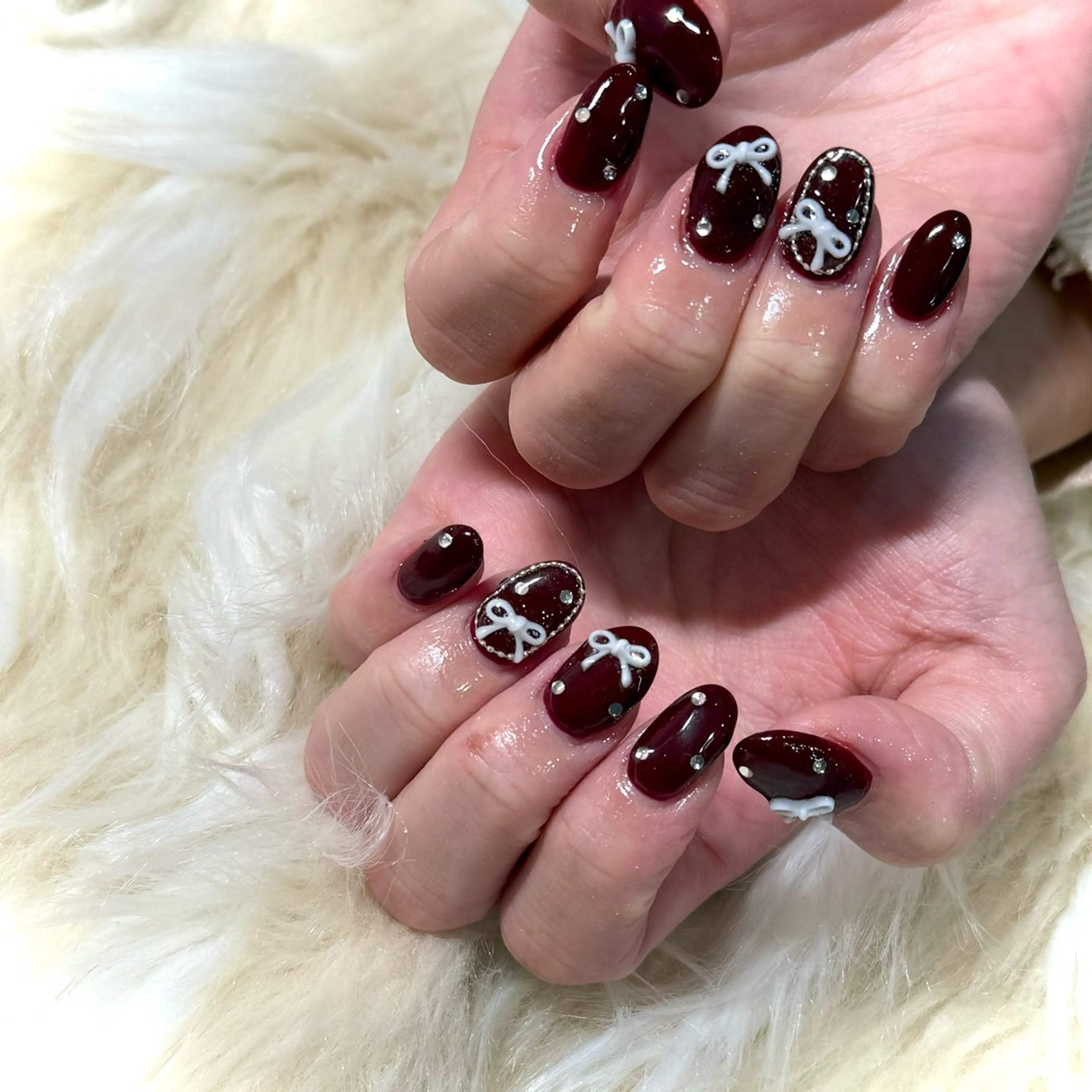 ネイル 長さ出し フレンチネイル ジェルネイル グラデーション 韓国ネイル ハンドネイル Nail&eye Belire 新宿のネイルデザイン