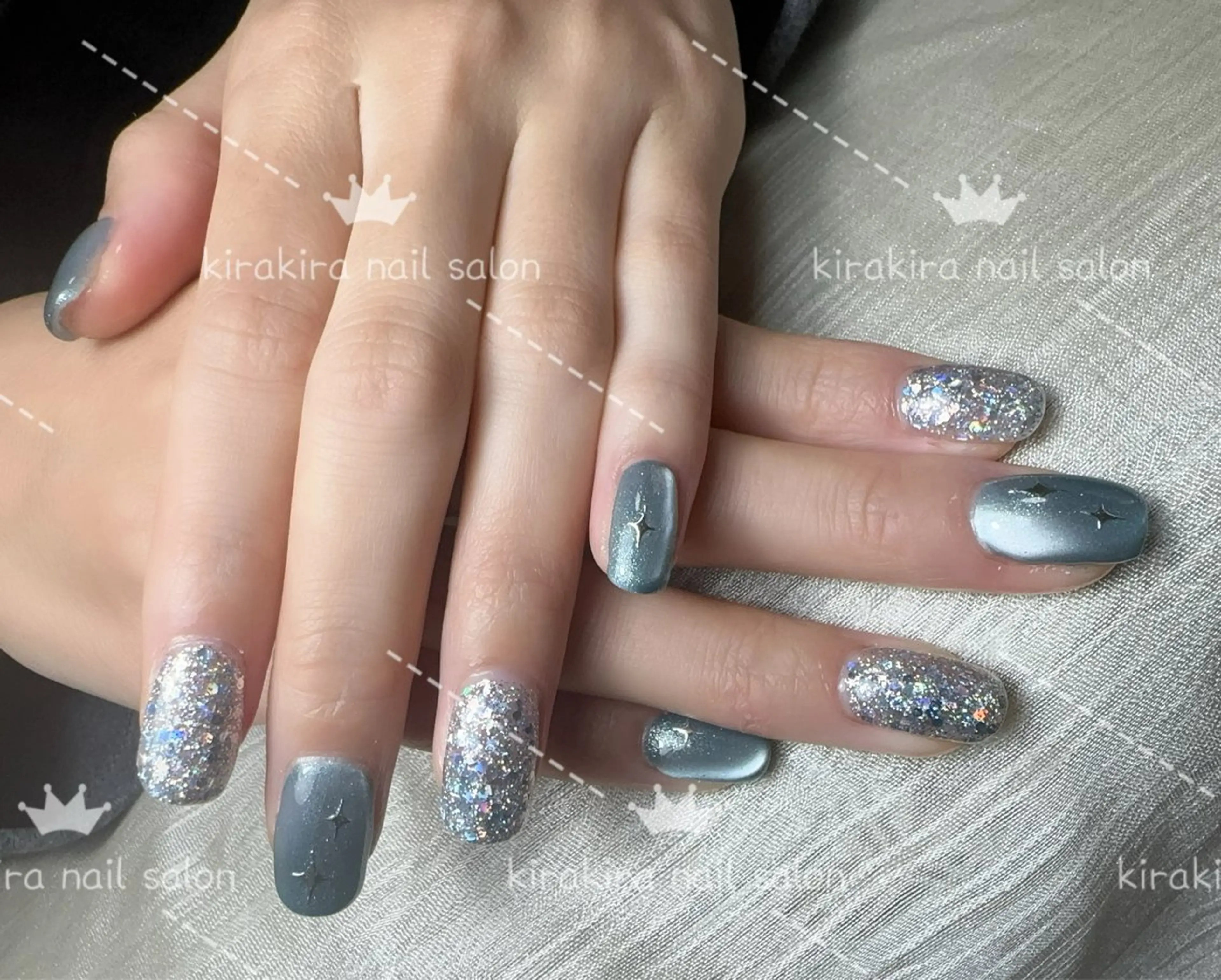 ネイル マグネットネイル Kirakira Nail salonのネイルデザイン