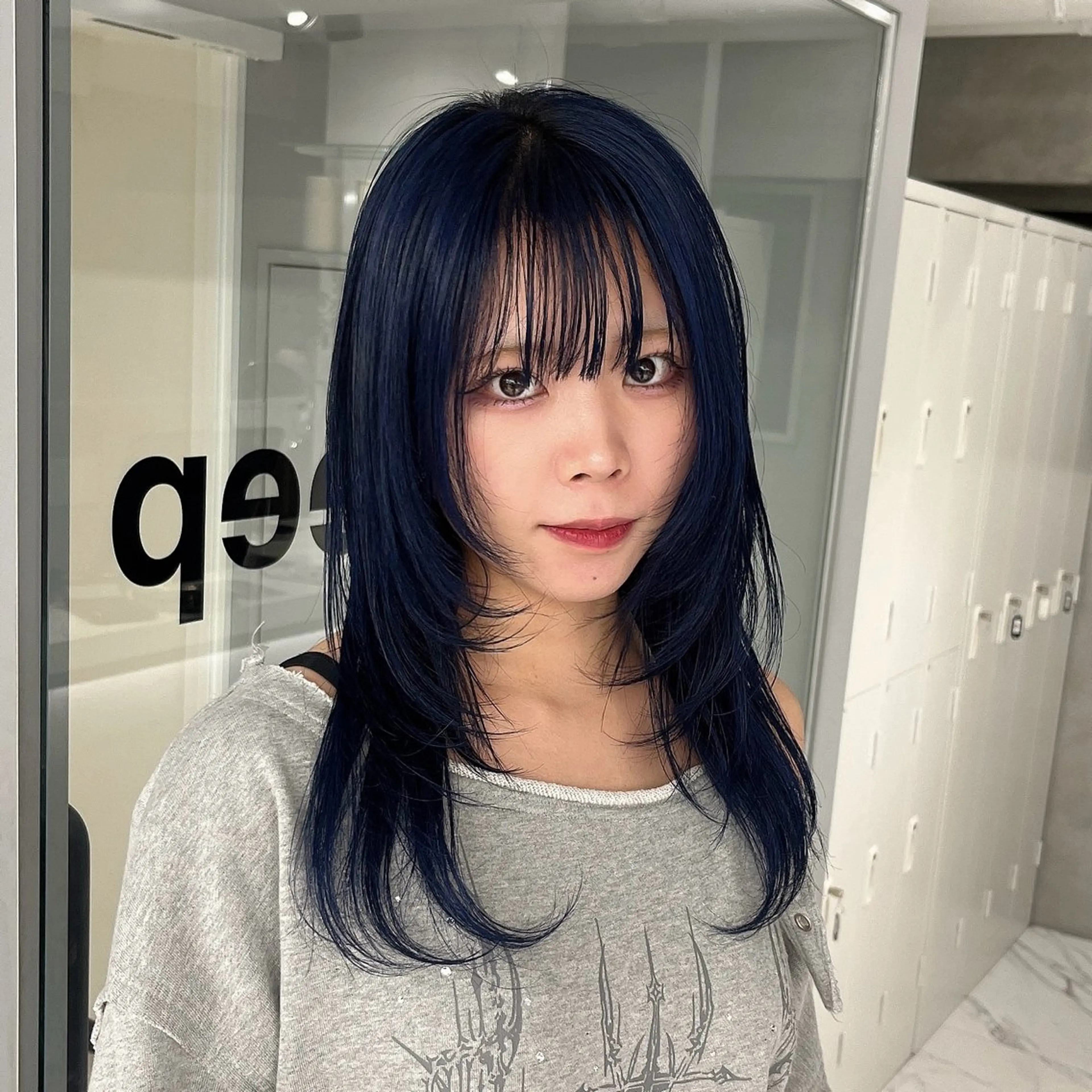 ロング レイヤーカット カット りおな/エクステ /ミルクティーカラーのヘアスタイル