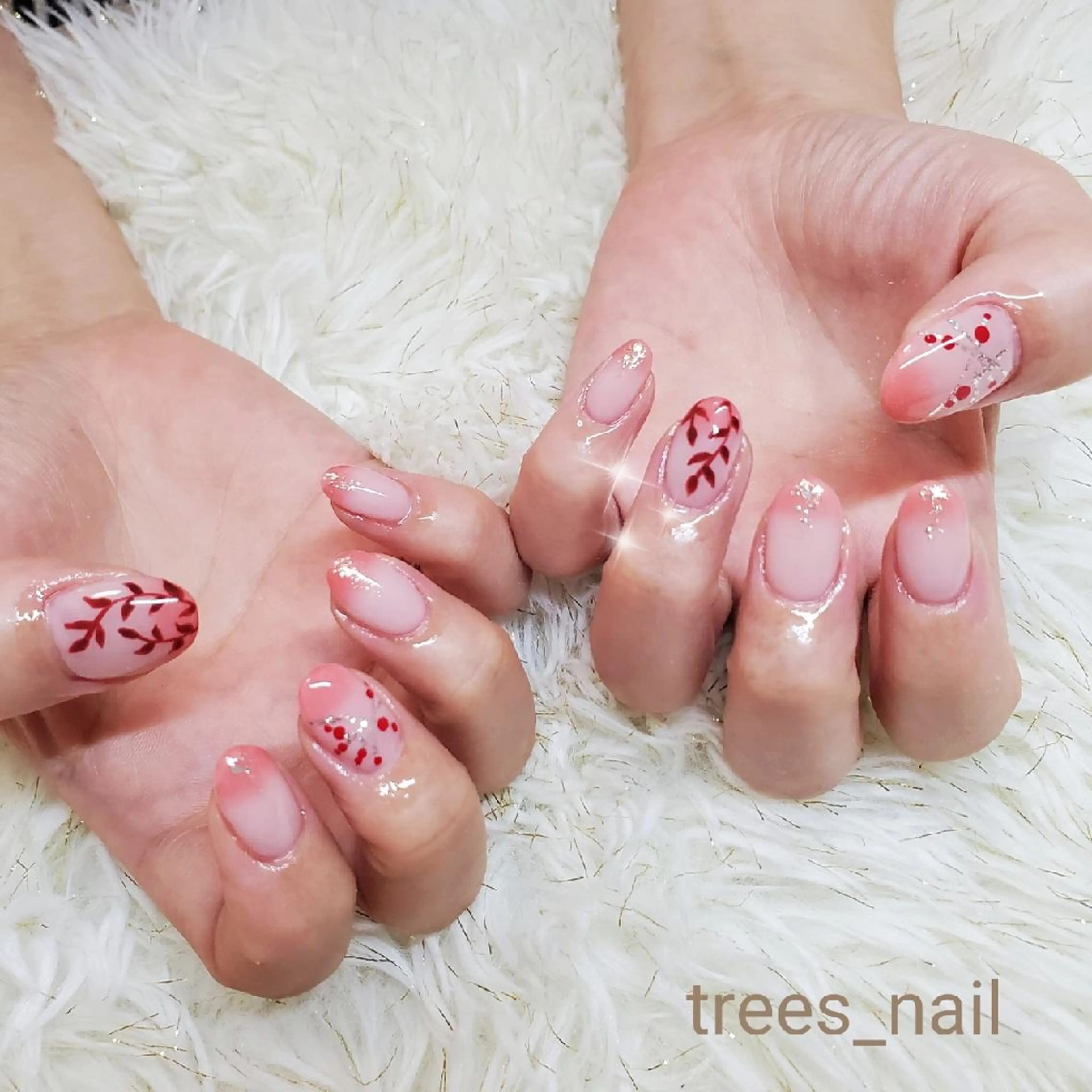 ネイル ハンドネイル フットネイル trees_ nailのネイルデザイン