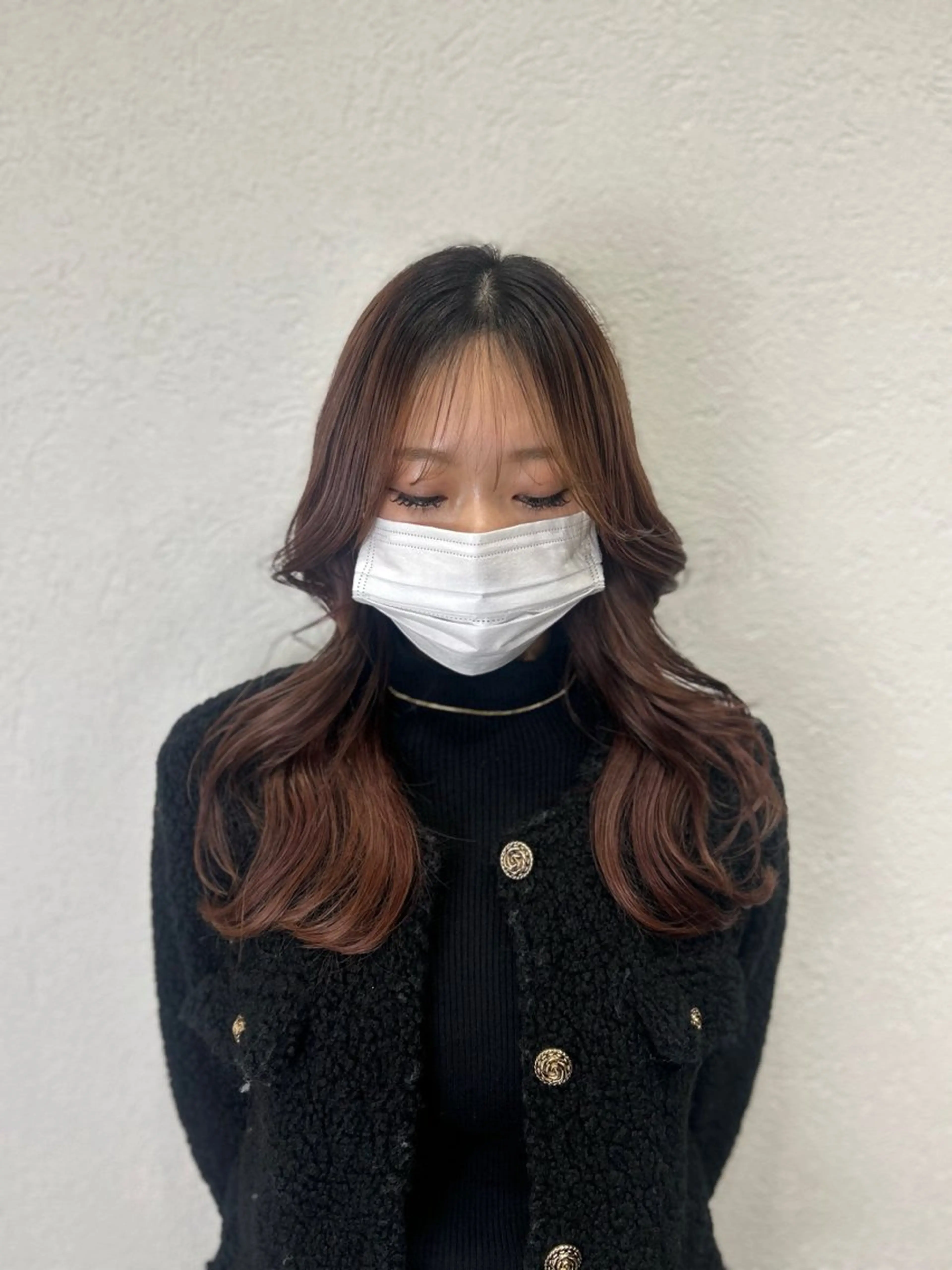 ロング カット ヘアカラー トリートメント CIEL 難波店所属・🎀透明感/レイヤ ー/Kotona🎀のヘアスタイル