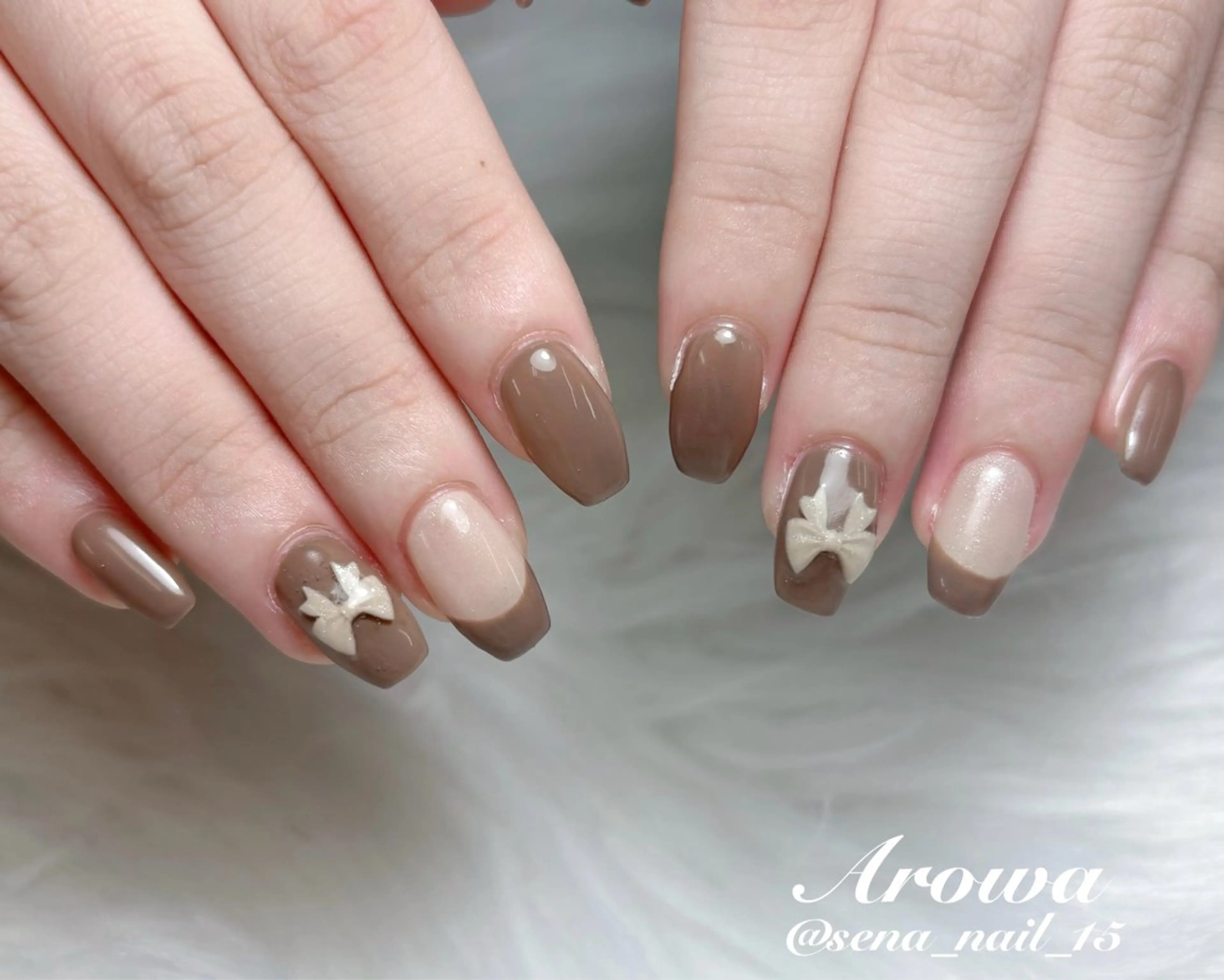 ネイル ハンドネイル Arowa -SENA-のネイルデザイン