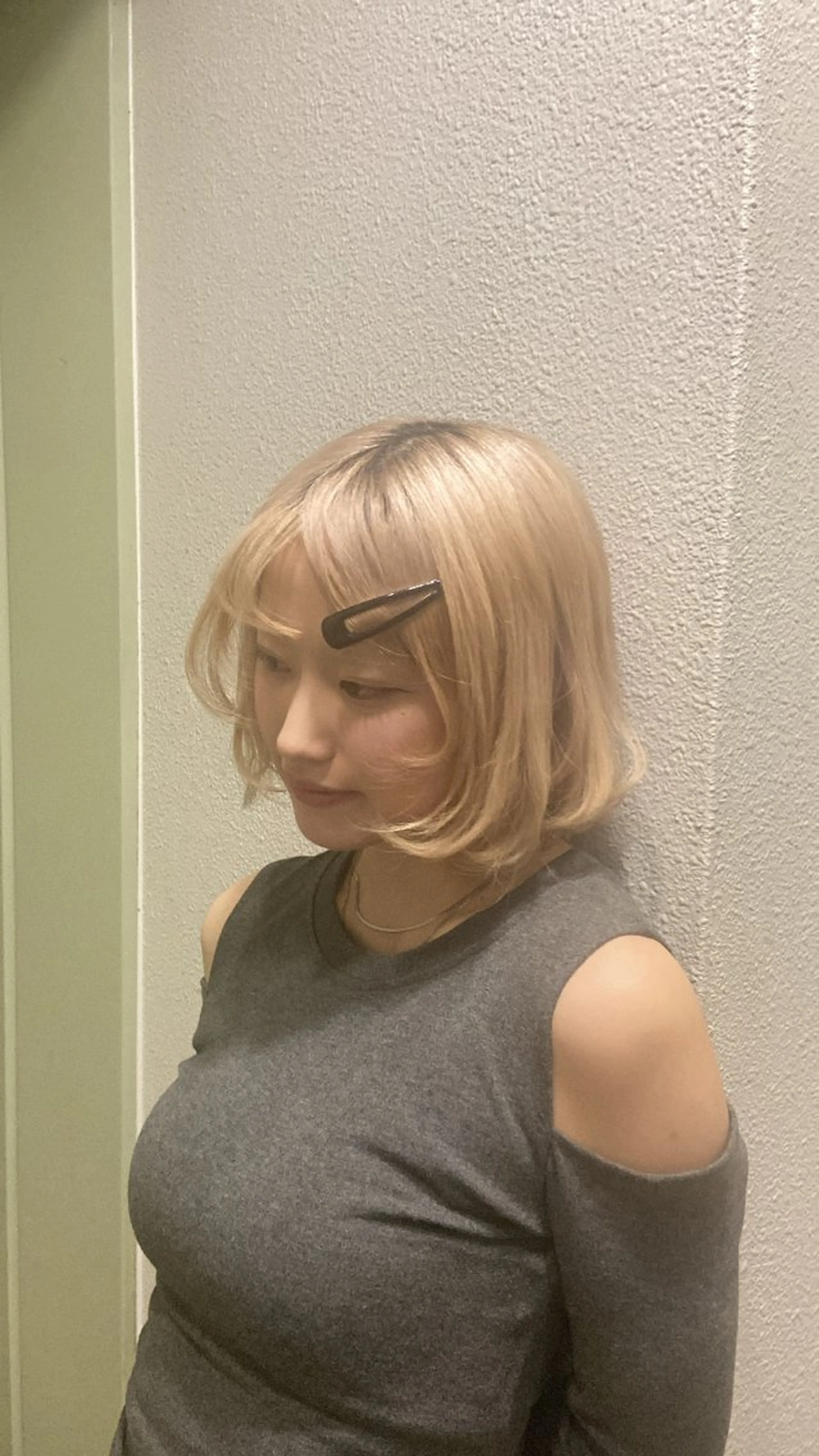 ミディアム カラー ヘアアレンジ 透明感カラー ハイトーンカラー girlyハイトーン /airi🍓🎀のヘアスタイル