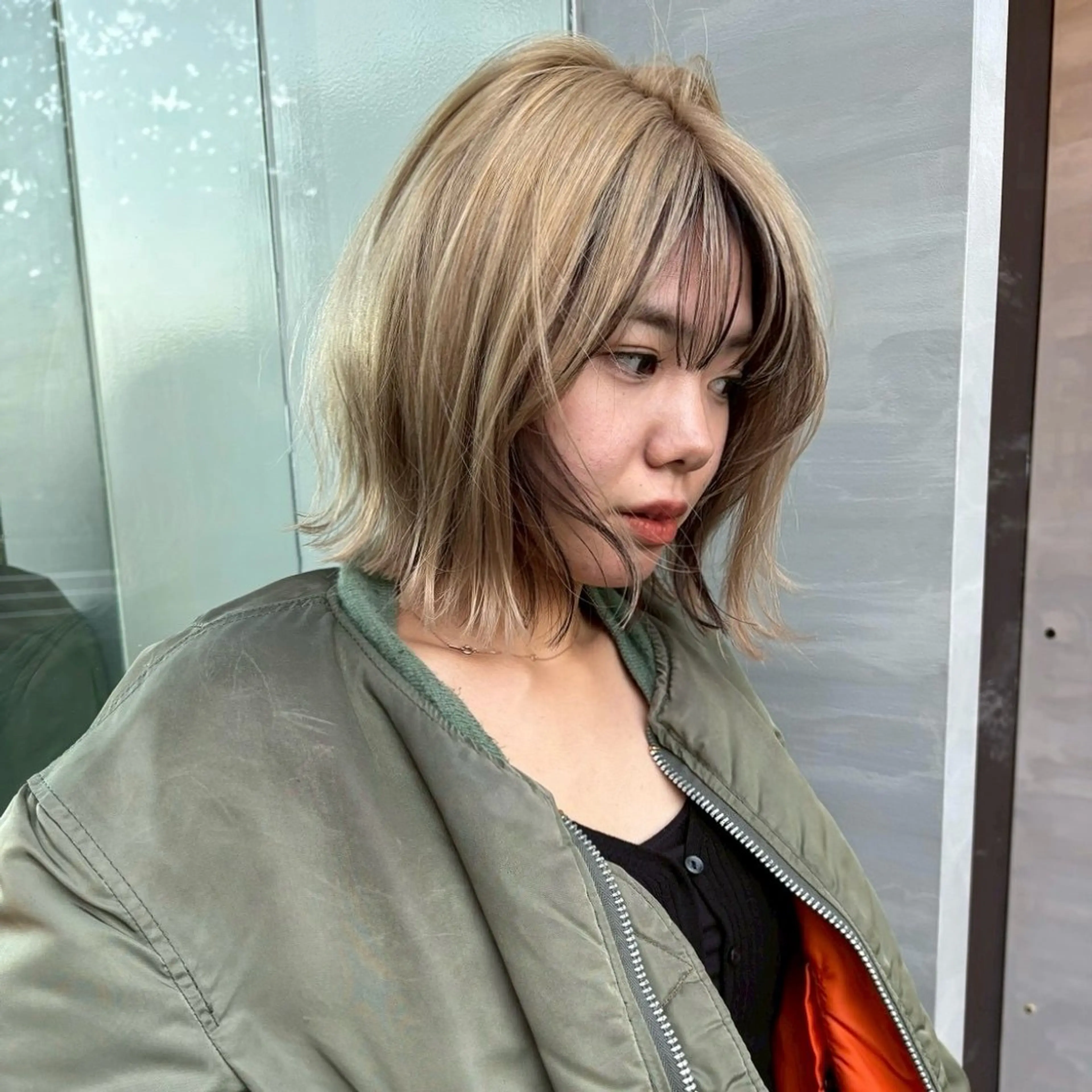 【2回目のお客様限定✨️】透明感wカラー(リタッチ有り)＋似合わせカット＋トリートメント🥨🥣の写真