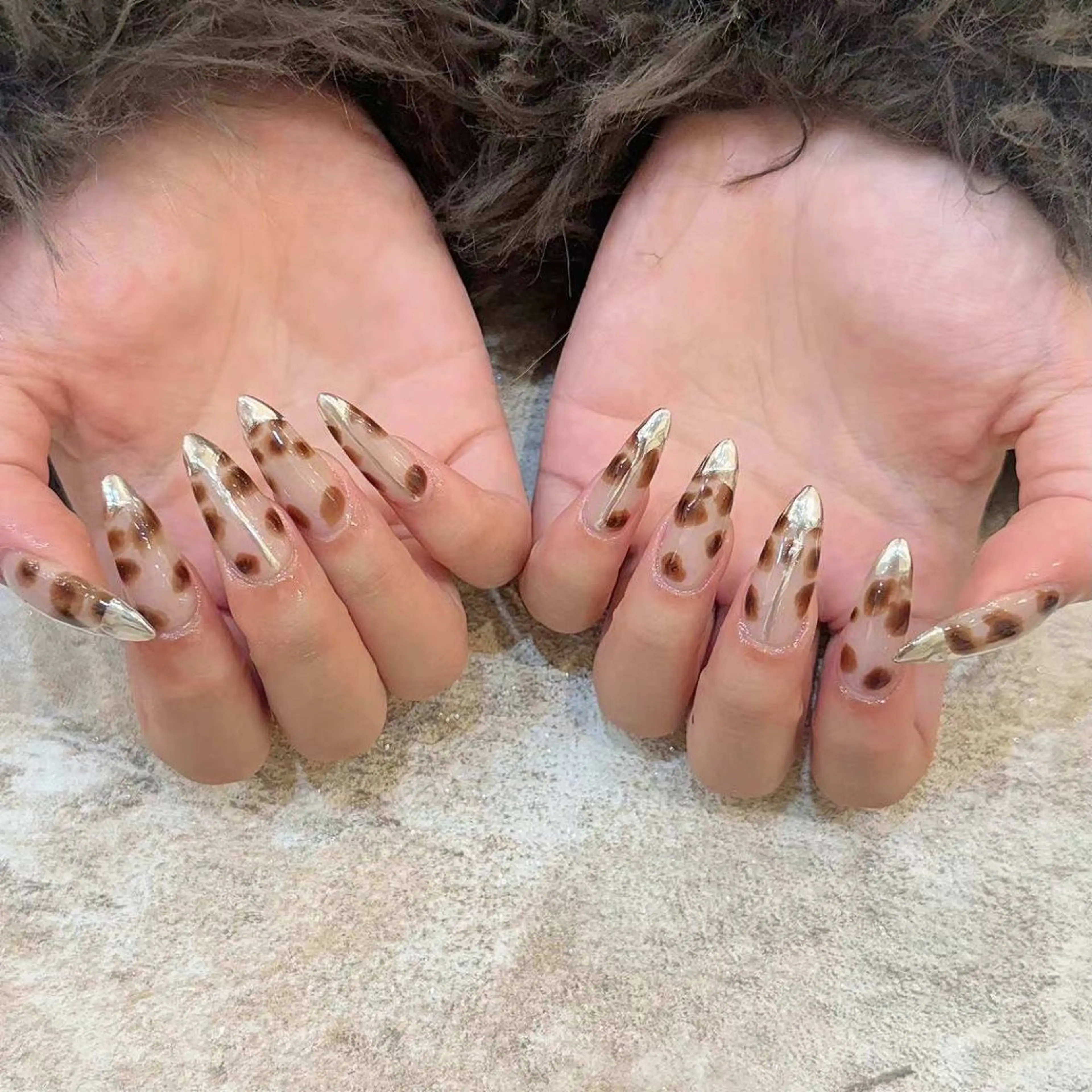 ネイル アートネイル べっ甲ネイル フラワーネイル フットネイル ジェルネイル Babarla　Nail　Salon所属・babarla Nailのネイルデザイン