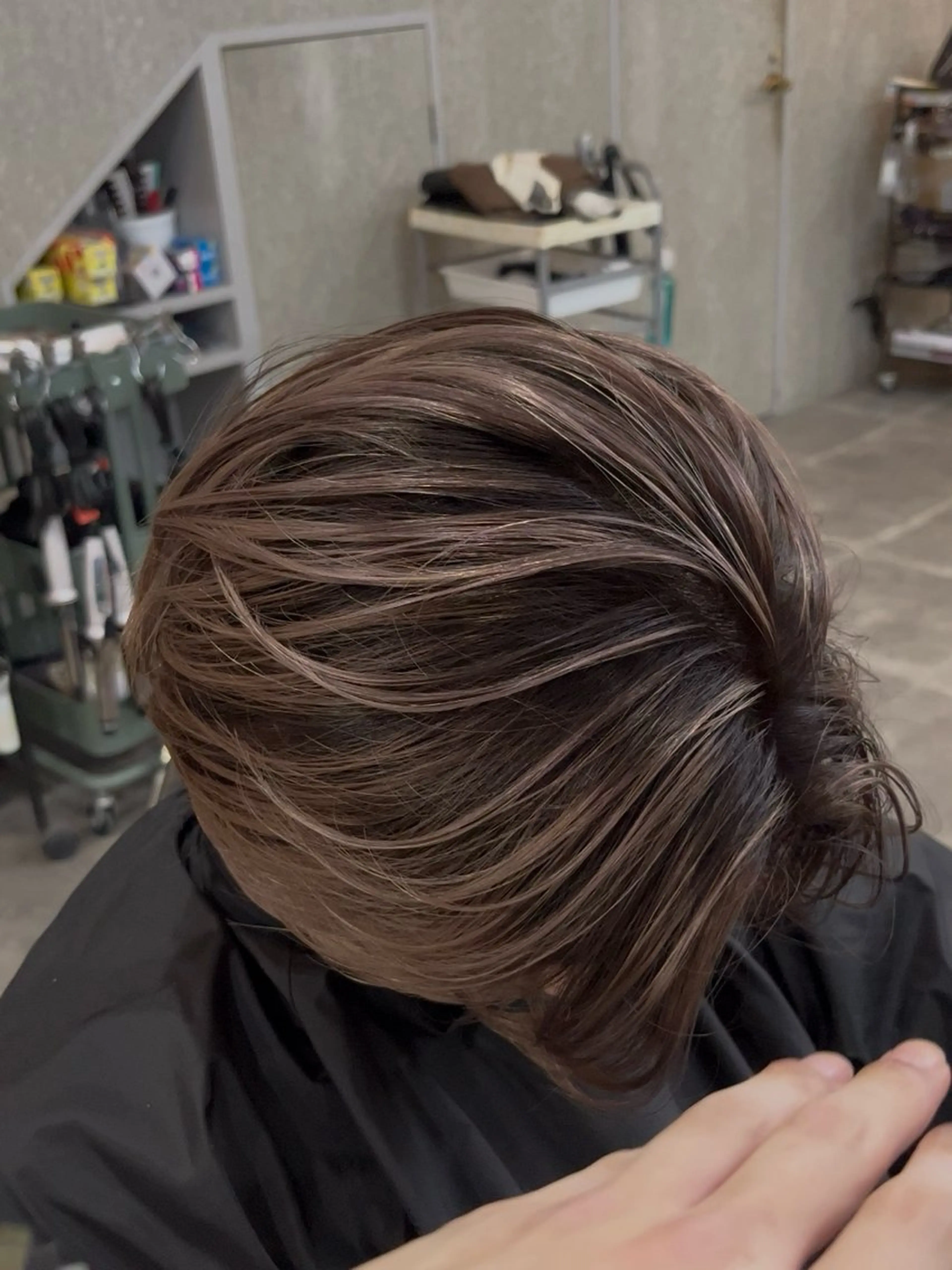 カラー メンズ メンズバレイヤージュ バレイヤージュ カット ヘアカラー バレイヤージュ 宮本宗嵩のヘアスタイル