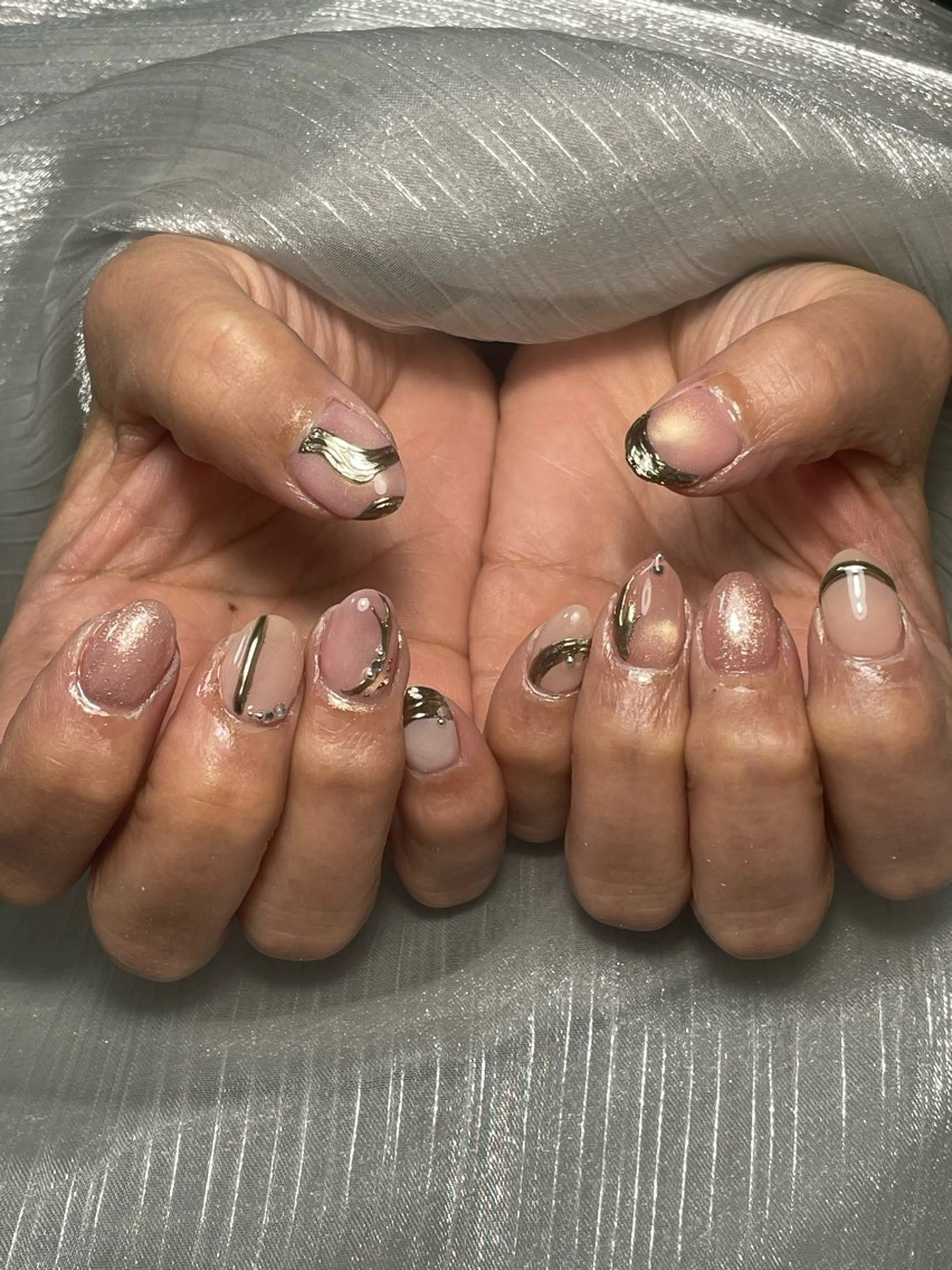 ネイル 春ネイル salon luge あめ🍬のネイルデザイン