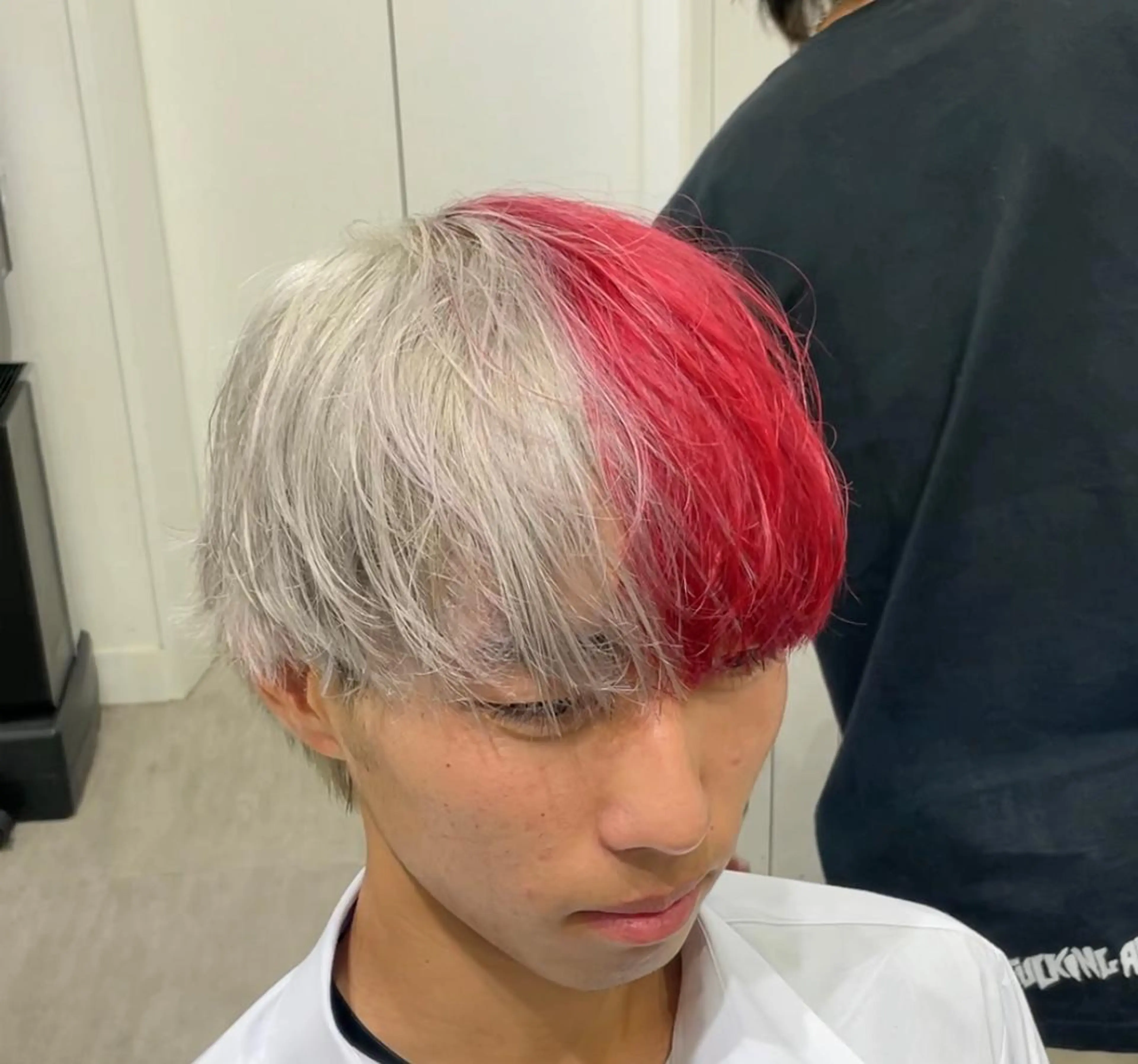 カラー メンズ ✨️ツイスパ波巻き特 化小杉澪生✨️のヘアスタイル