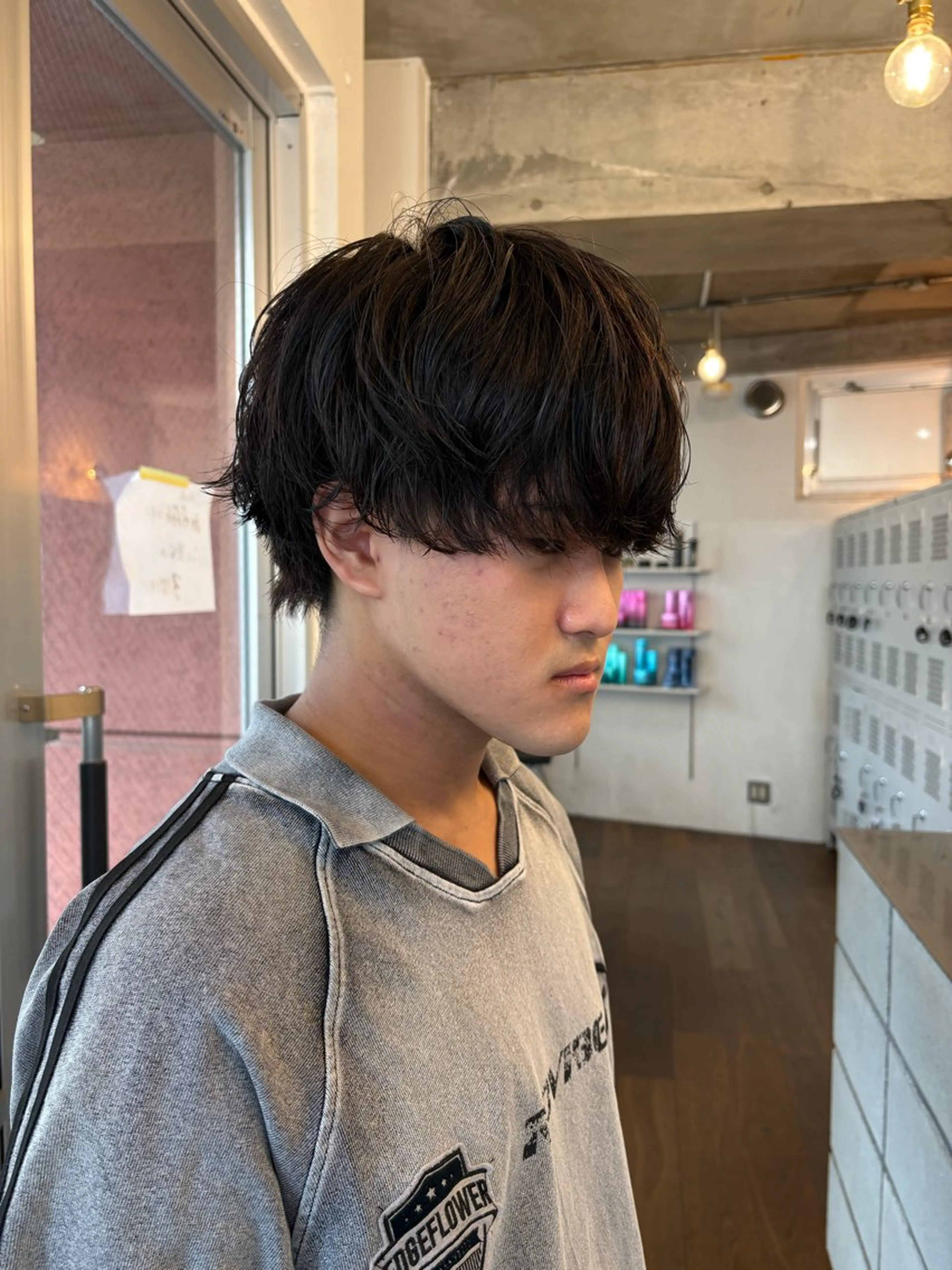 パーマ メンズ メンズパーマ 似合わせヘア/ ハイライト/廣田歩のヘアスタイル