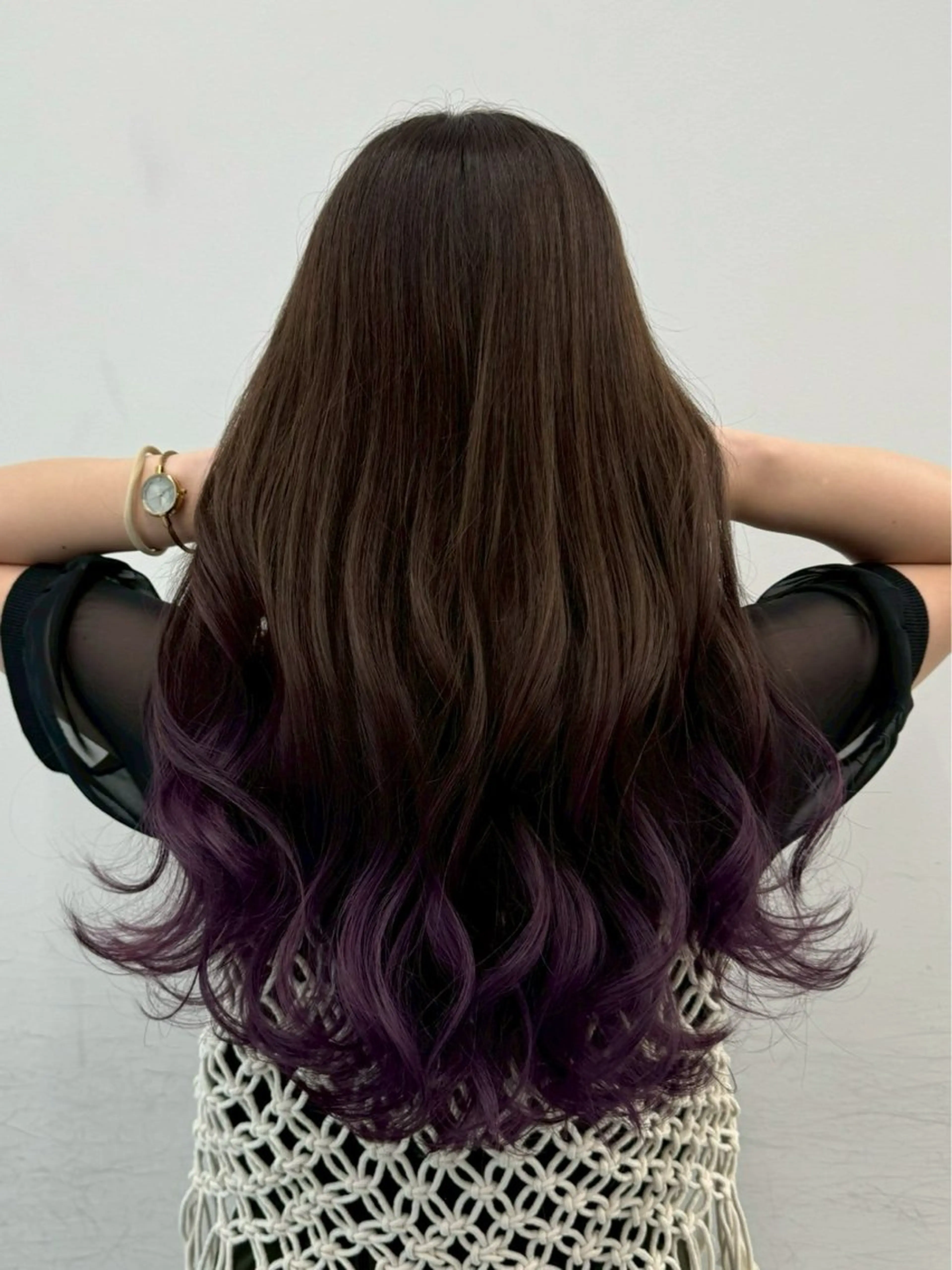 ロング ✩*Ayane*✩ うる艶カラー🫐のヘアスタイル