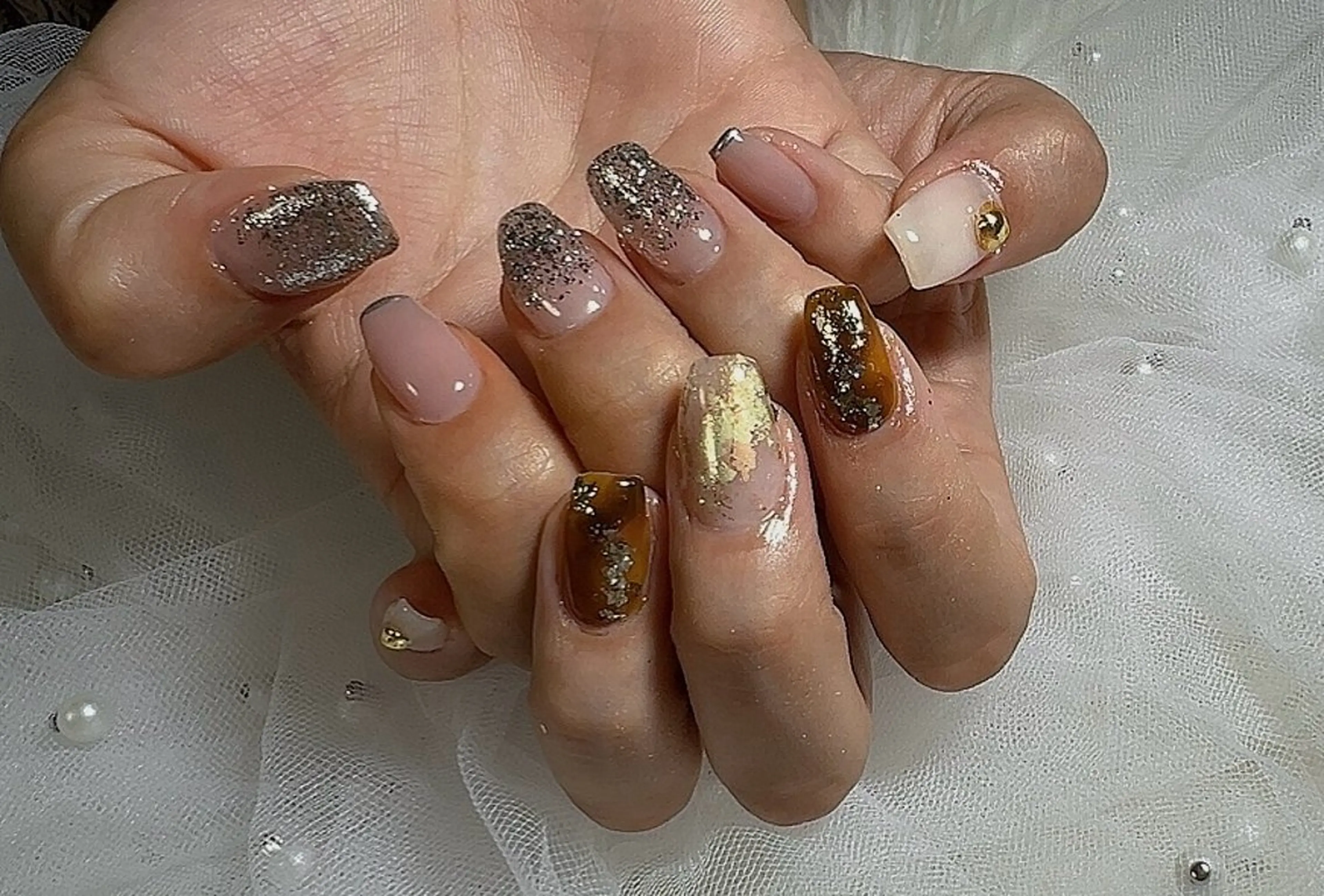 ネイル べっ甲ネイル Ruana Nailのネイルデザイン