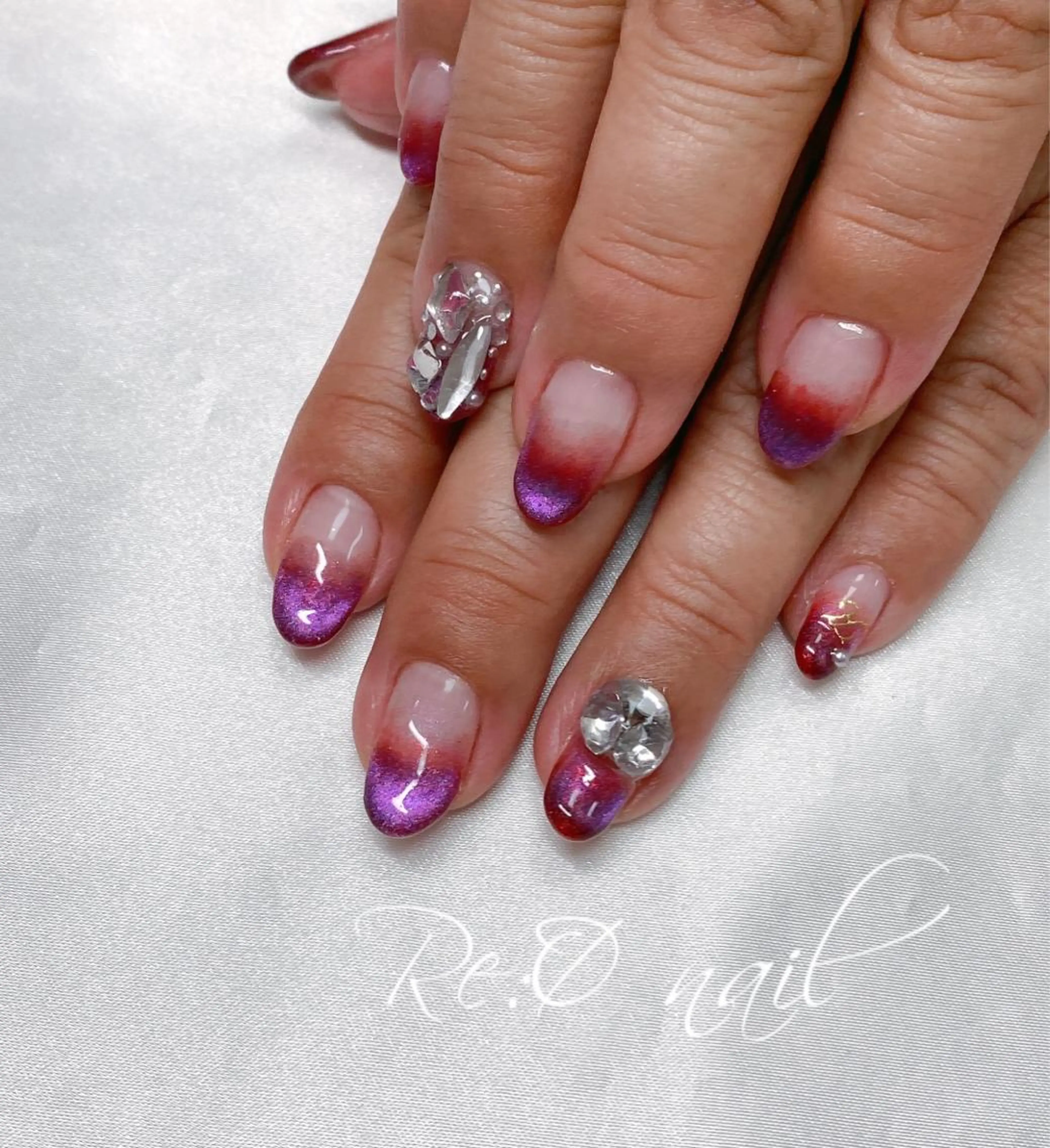 ネイル ハンドネイル Re:Ø nail 🩵TSUJIのネイルデザイン