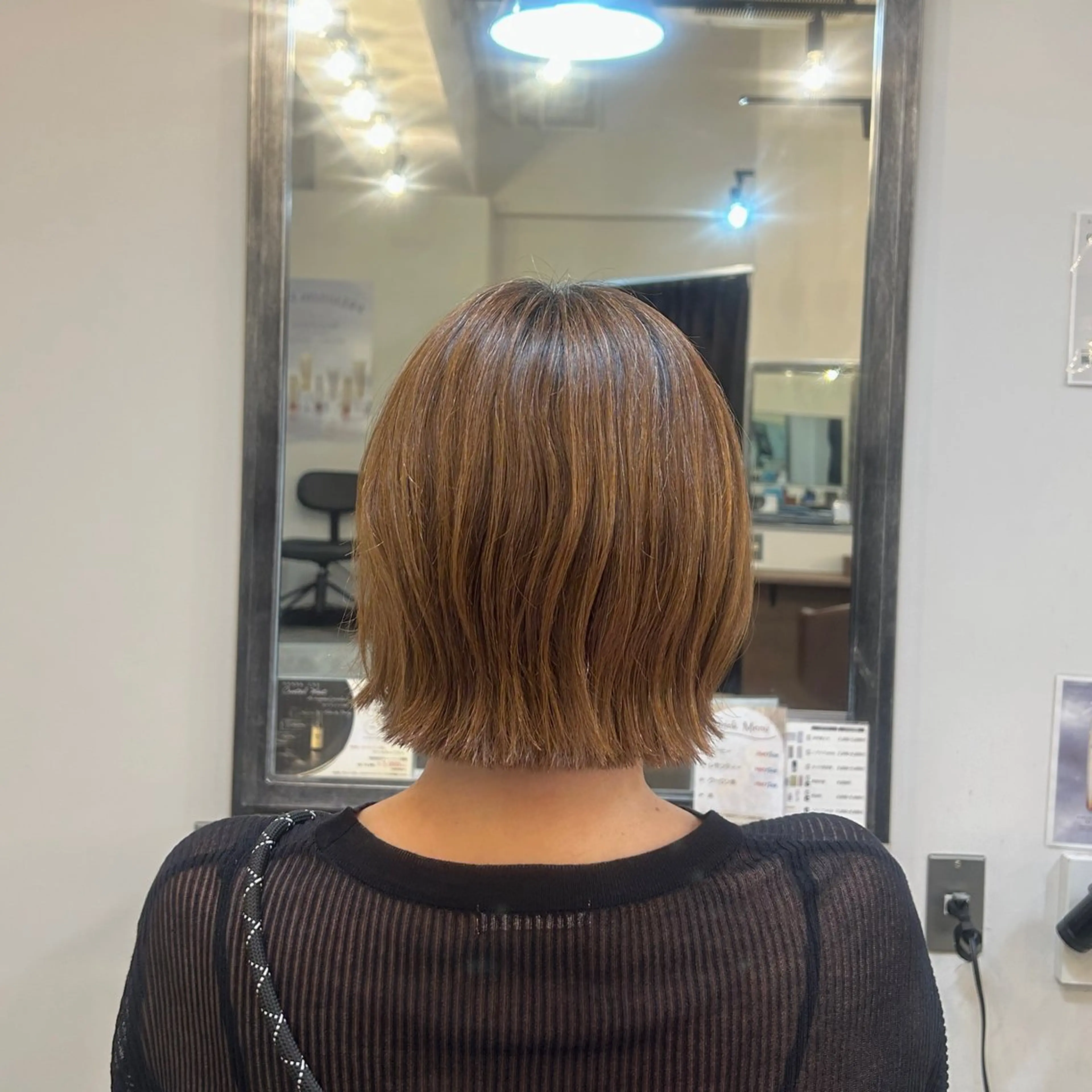 ショート 切りっぱなしボブ ボブ ✂️カットモデル 無料🫧ミユウ🫧の眉毛・アイブロウイメージ