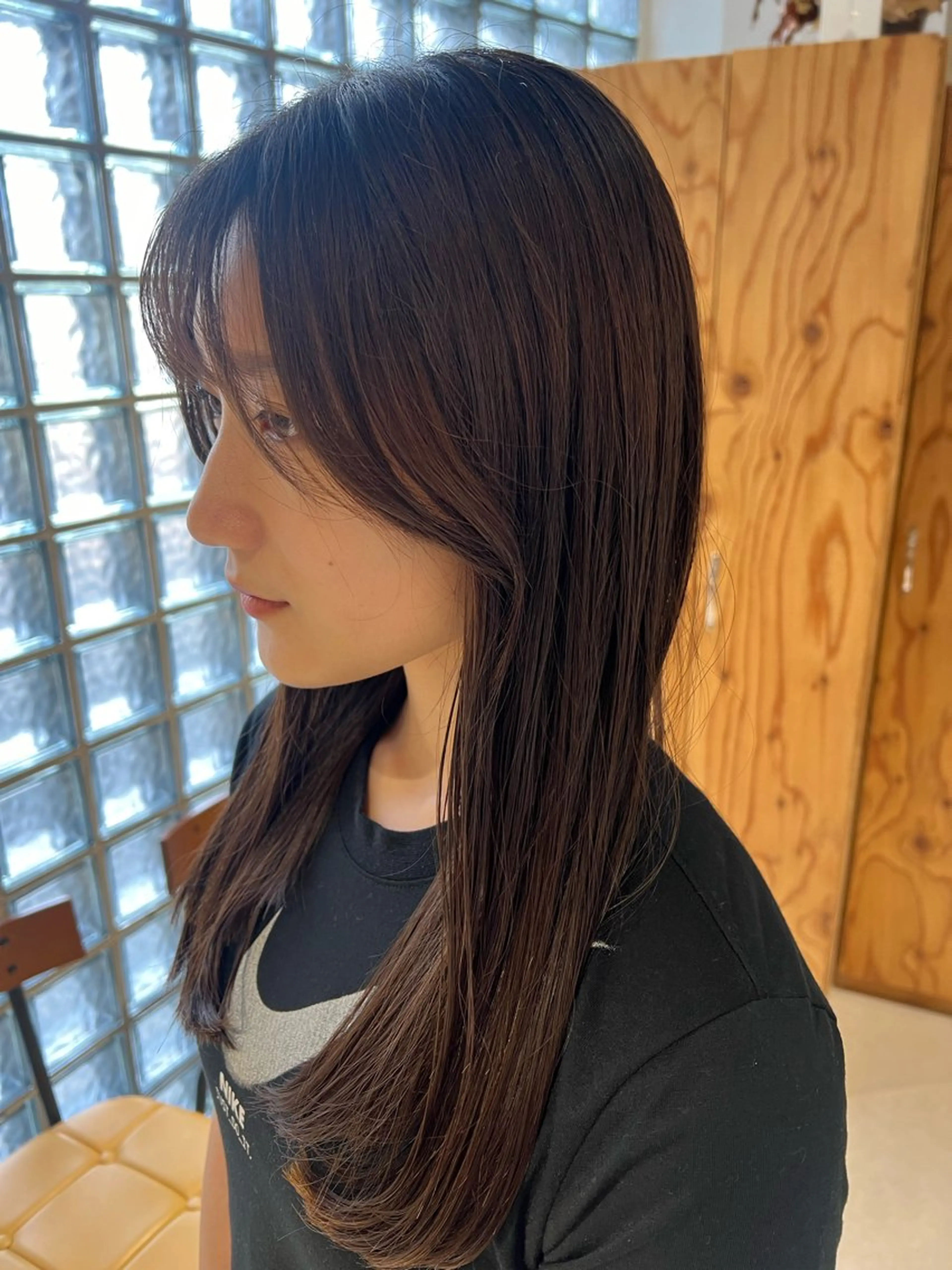 セミロング 顔周りカット カット 梅田/似合わせボブ /顔周り/RINKAのヘアスタイル