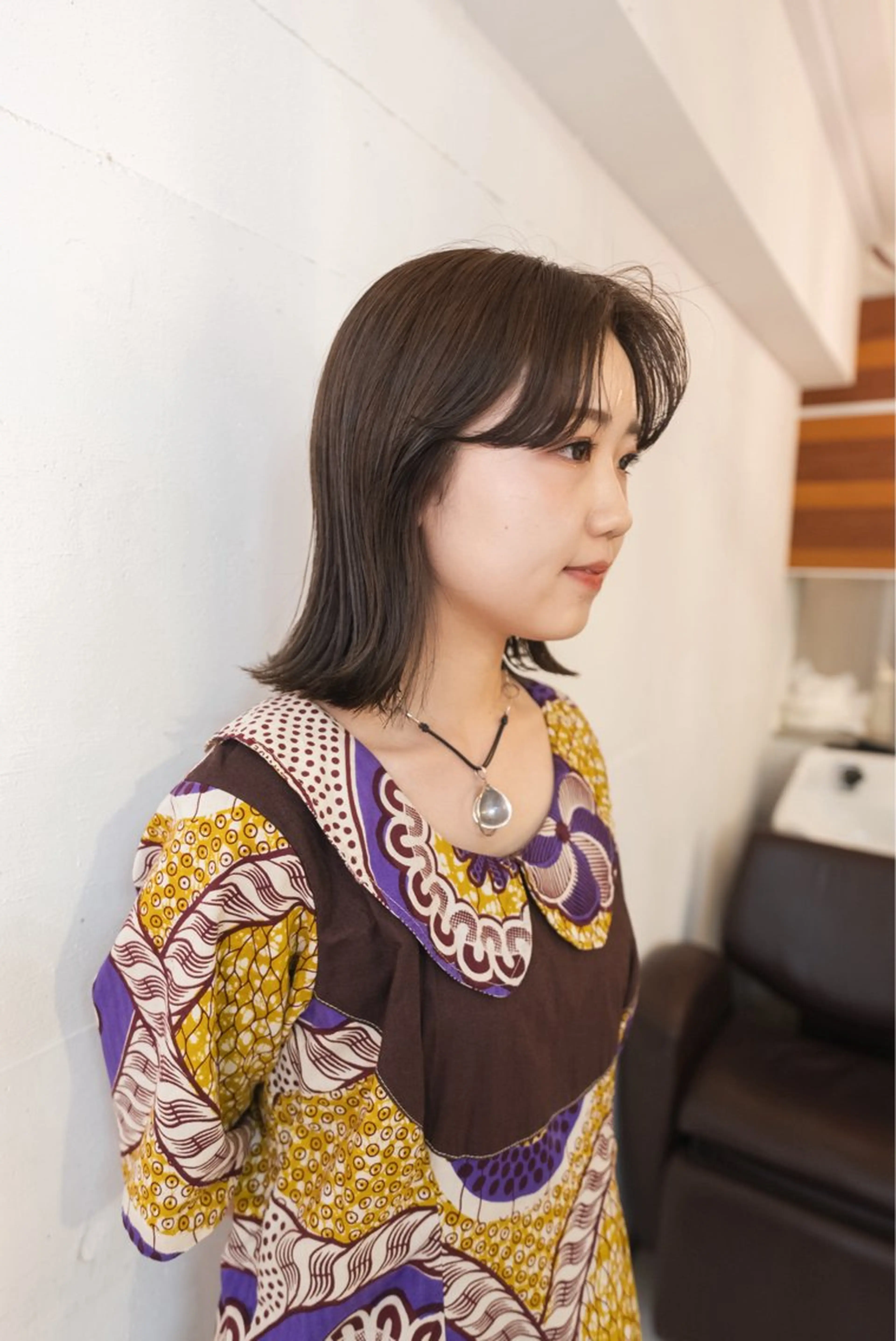 ミディアム カラー ブリーチ 透明感カラー ダブルカラー Genta @gegege75のヘアスタイル