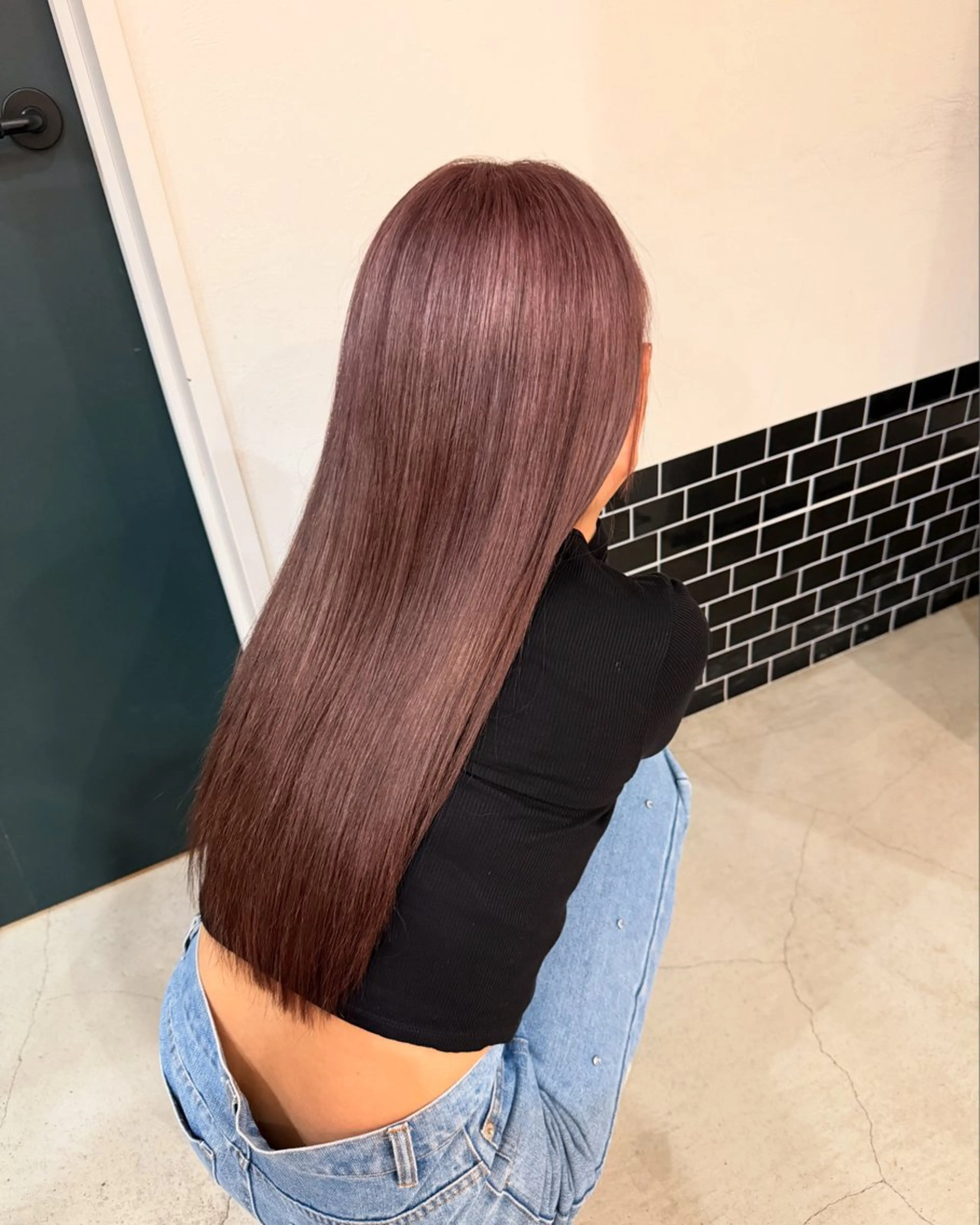 ロング カラー 北岡 大輝のヘアスタイル