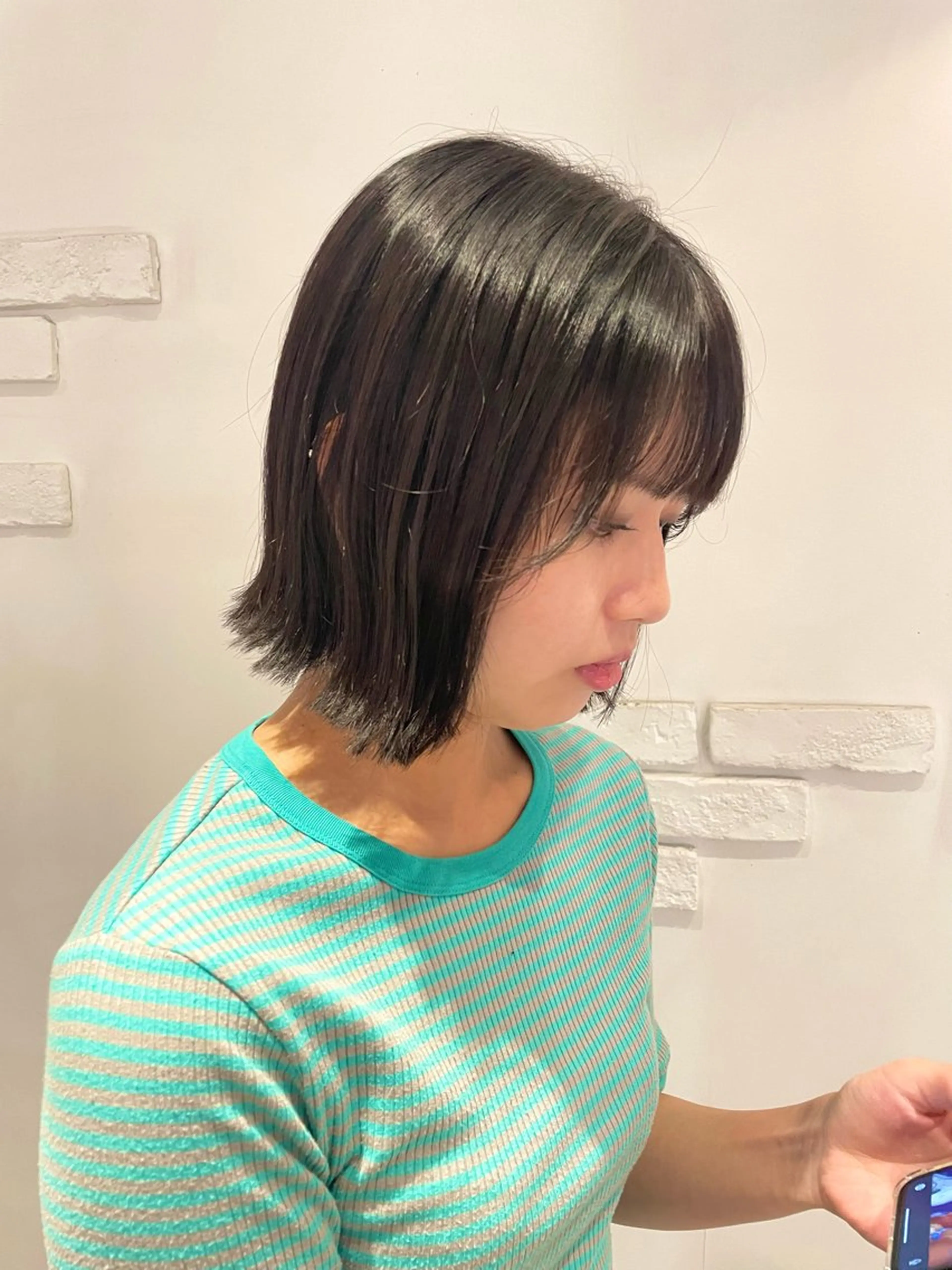 ショート 推しｶﾗｰ/韓国/ ﾋﾟﾝｸ/Renonのヘアスタイル