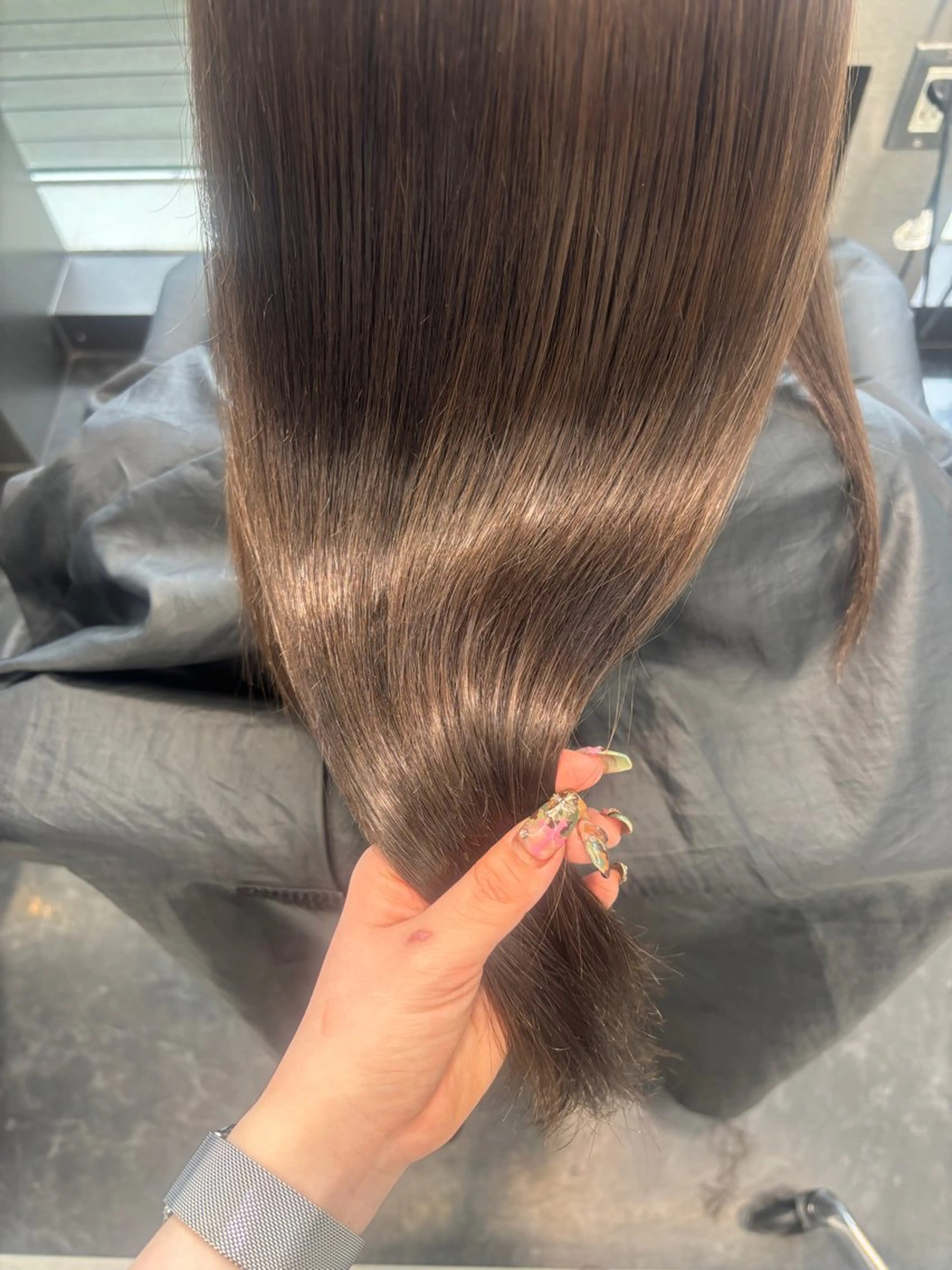 ロング カラー ヘアカラー トリートメント ミルクティー/ピンク カラー/ みう🎀のヘアスタイル