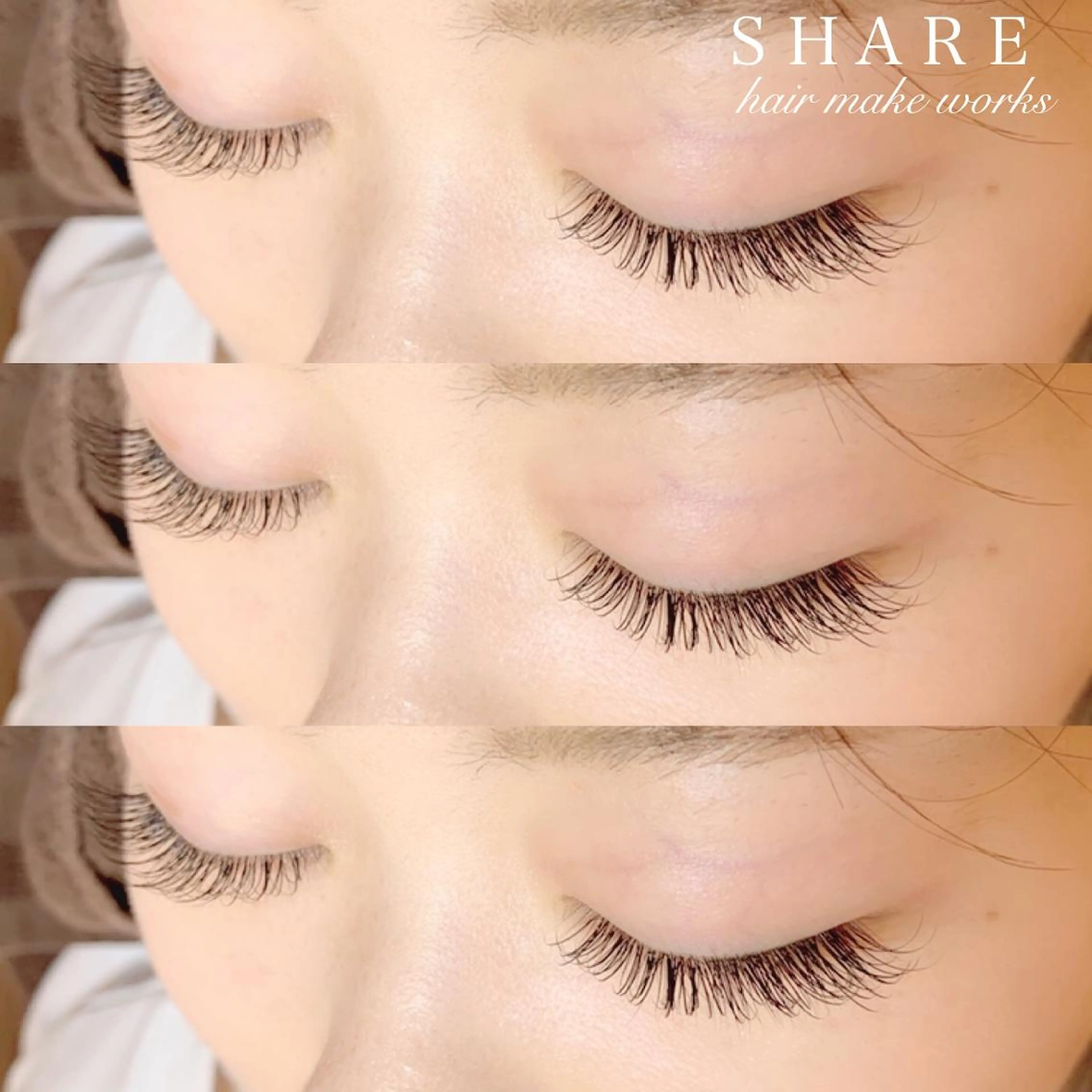 マツエク・マツパ フラットラッシュ ボリュームラッシュ ＳＨＡＲＥ所属・正箱 真紗美の眉毛・アイブロウイメージ