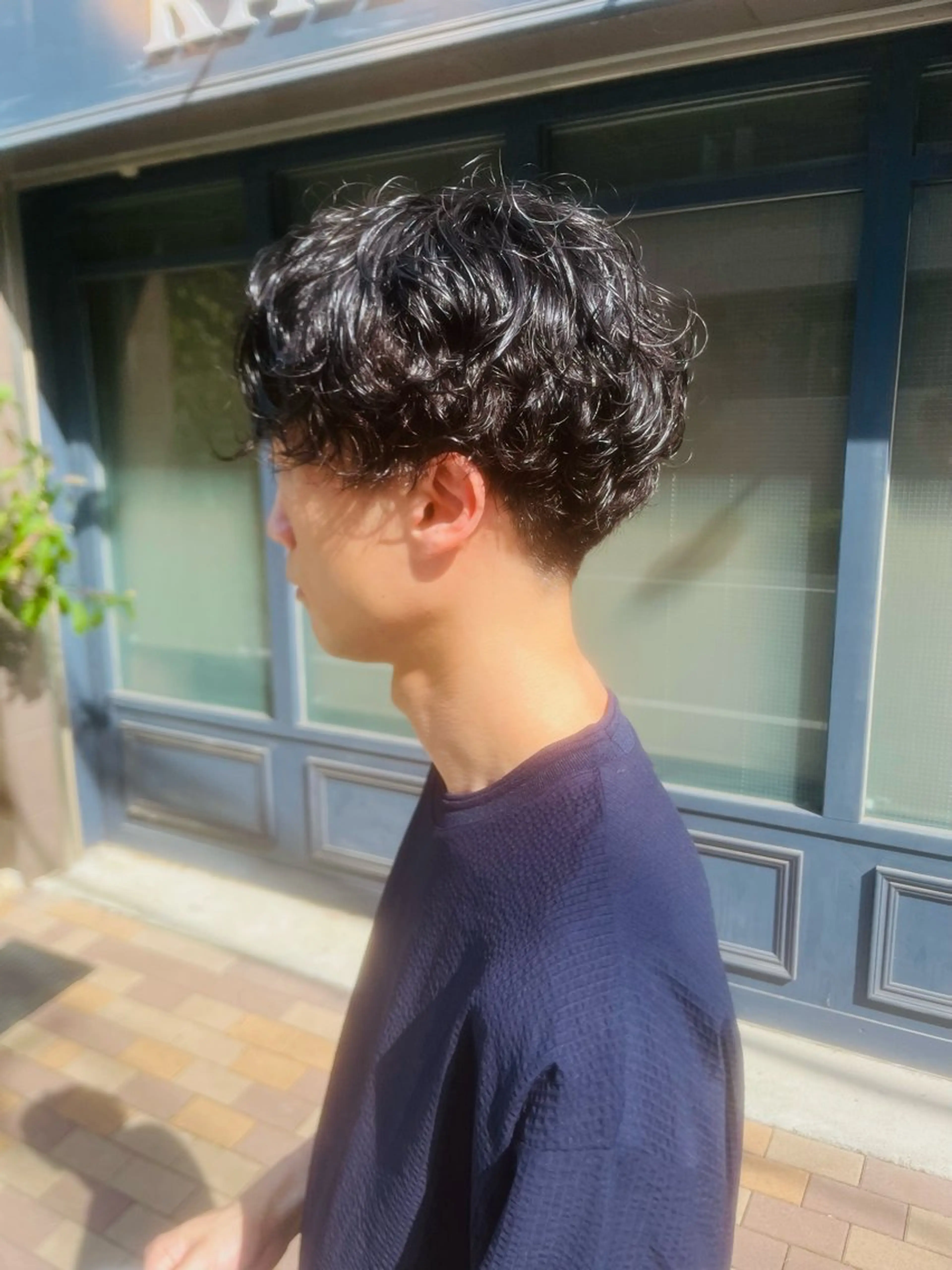 パーマ メンズ メンズパーマ カット パーマ トリートメント rawr hair rim所属・Rawr hair Rim店長 栗原柊のヘアスタイル