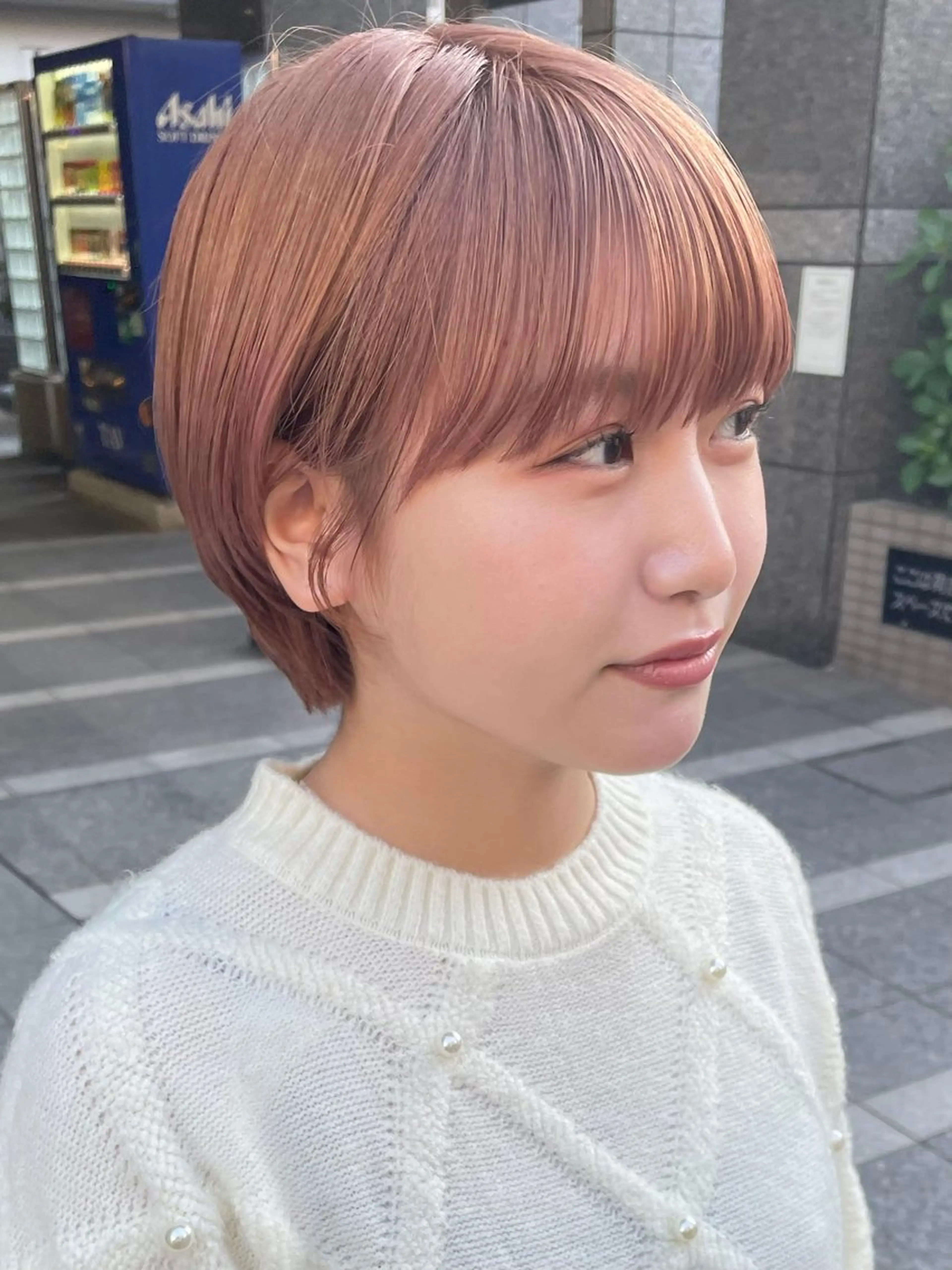 ショート カラー カット ヘアカラー トリートメント 🎀大川 錬🎀 ブリーチなしWカラーのヘアスタイル