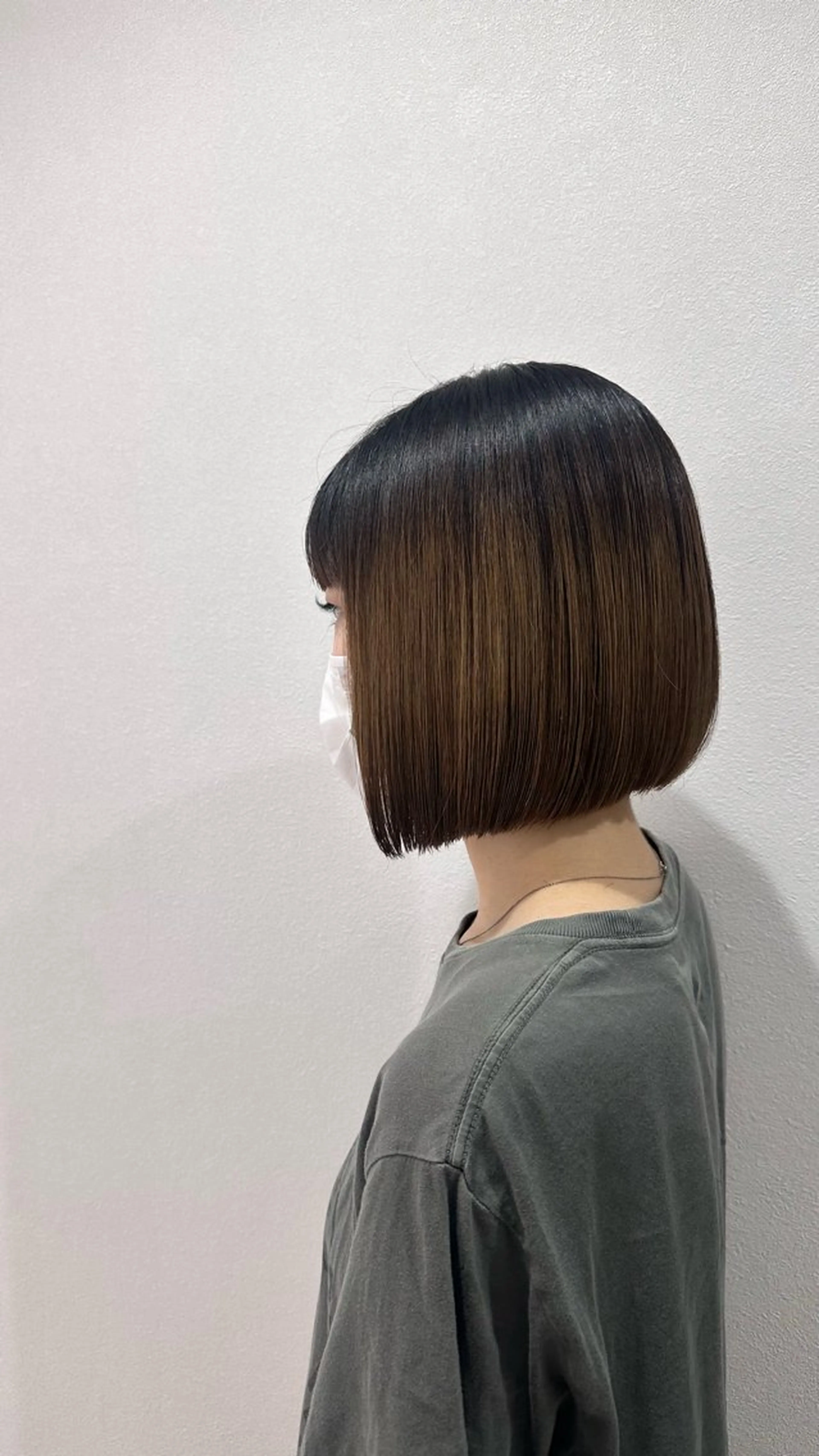 ミディアム カット 心斎橋艶カラー💖 ノノのヘアスタイル