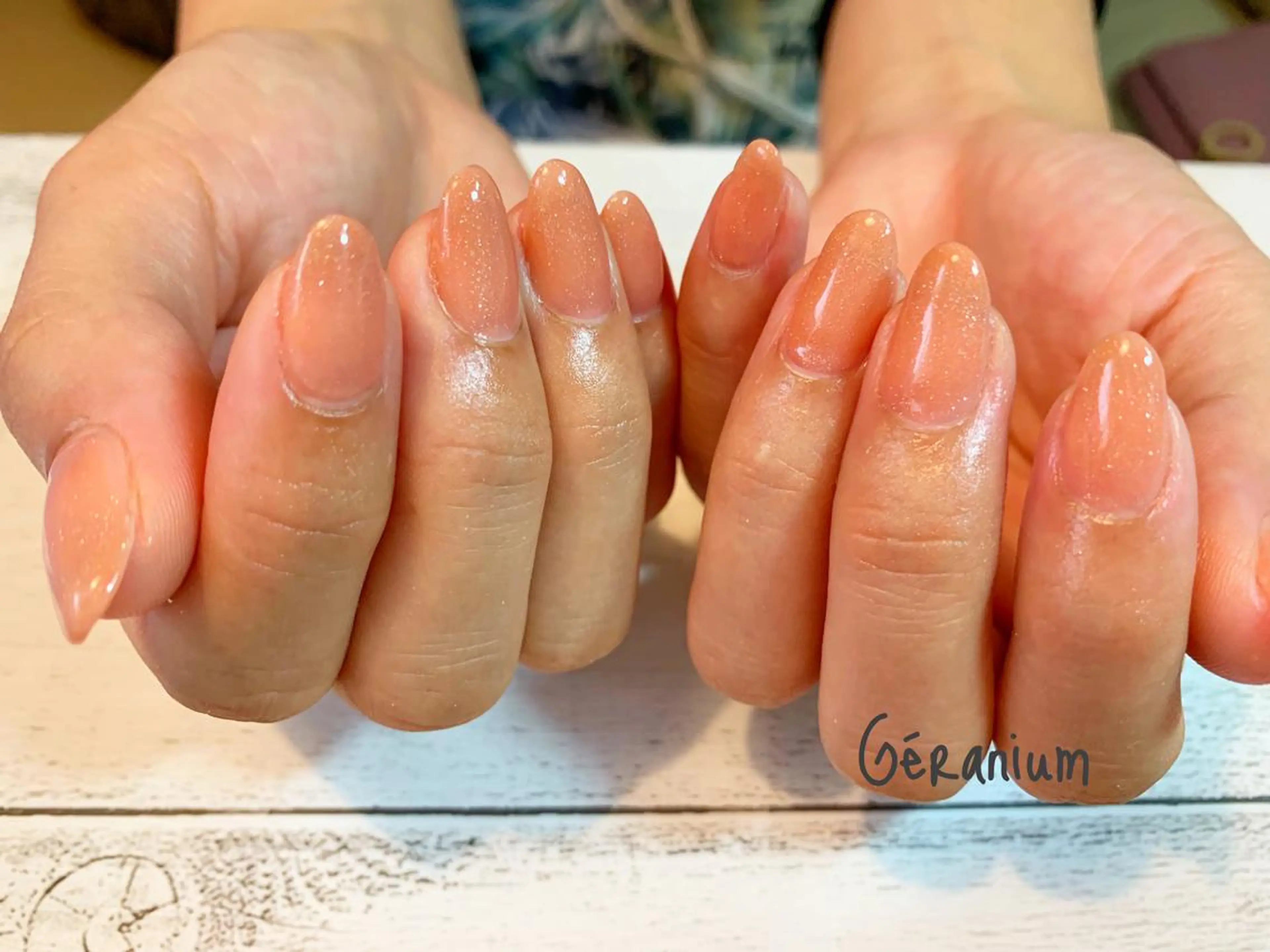ネイル フットネイル GéRanium Harukaのネイルデザイン