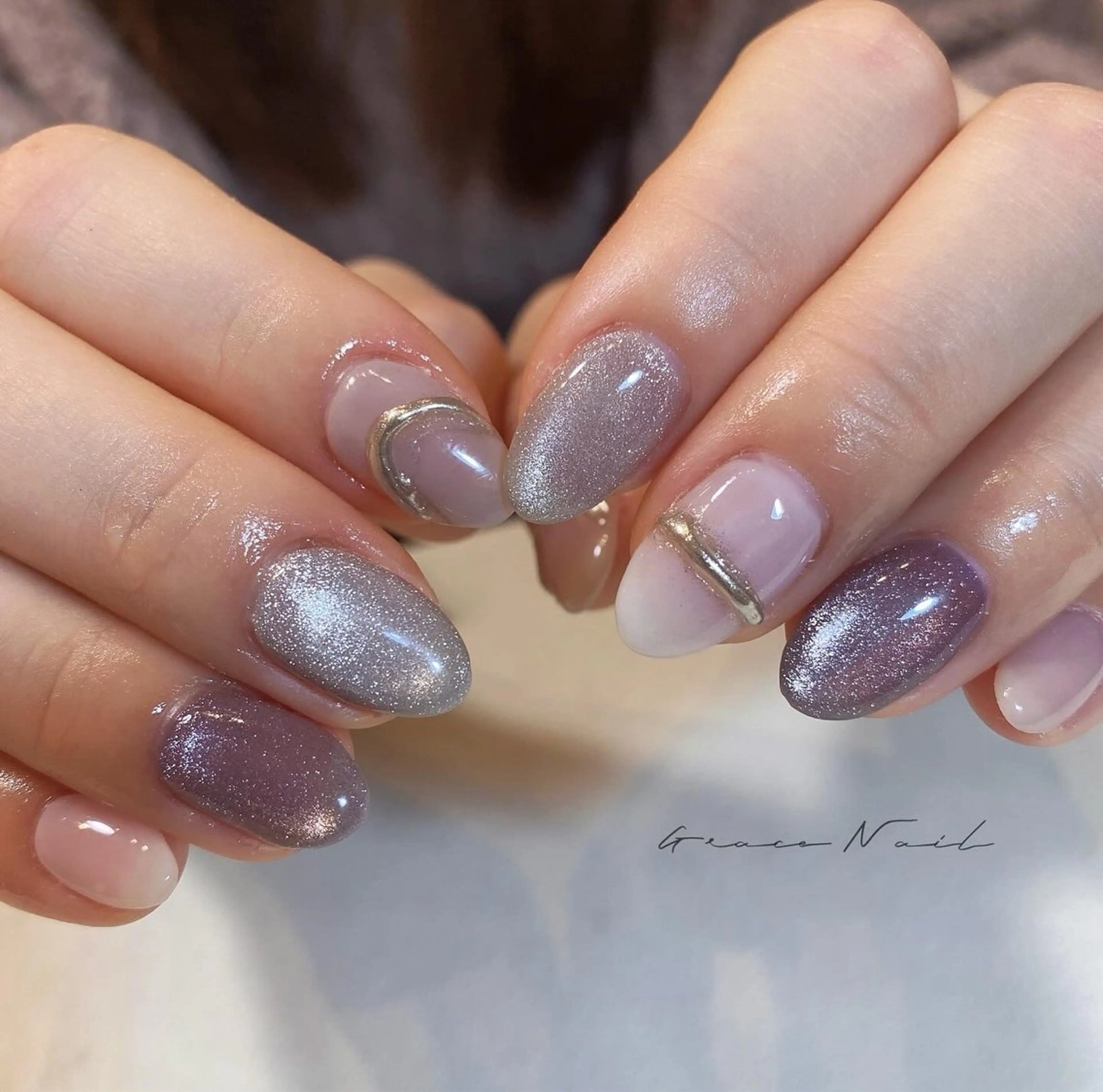 ネイル ハンドネイル ☆*｡Grace Nail｡*☆のネイルデザイン