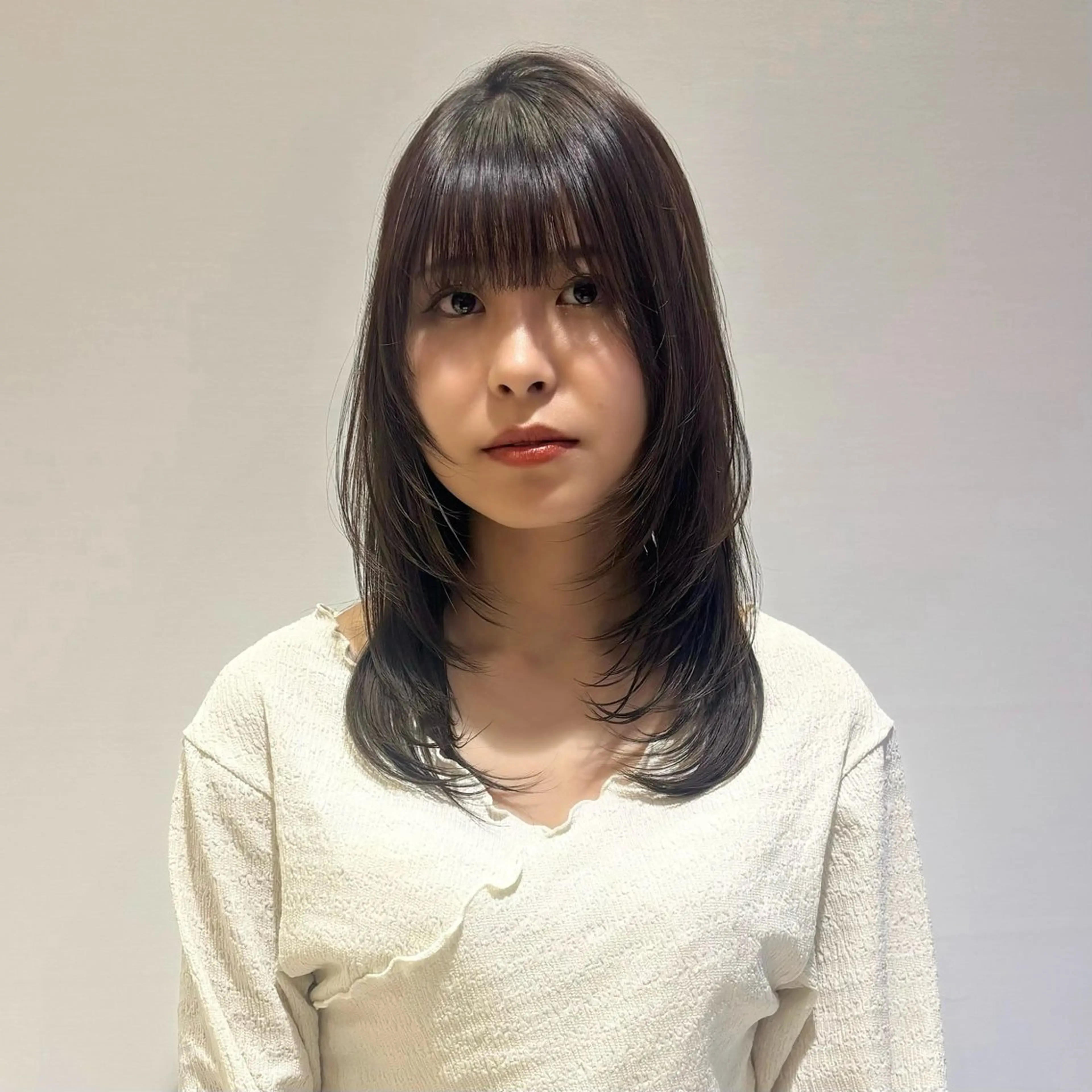 ロング カラー カット ヘアカラー トリートメント 透明感カラー/ くびれヘア/ユウユのヘアスタイル