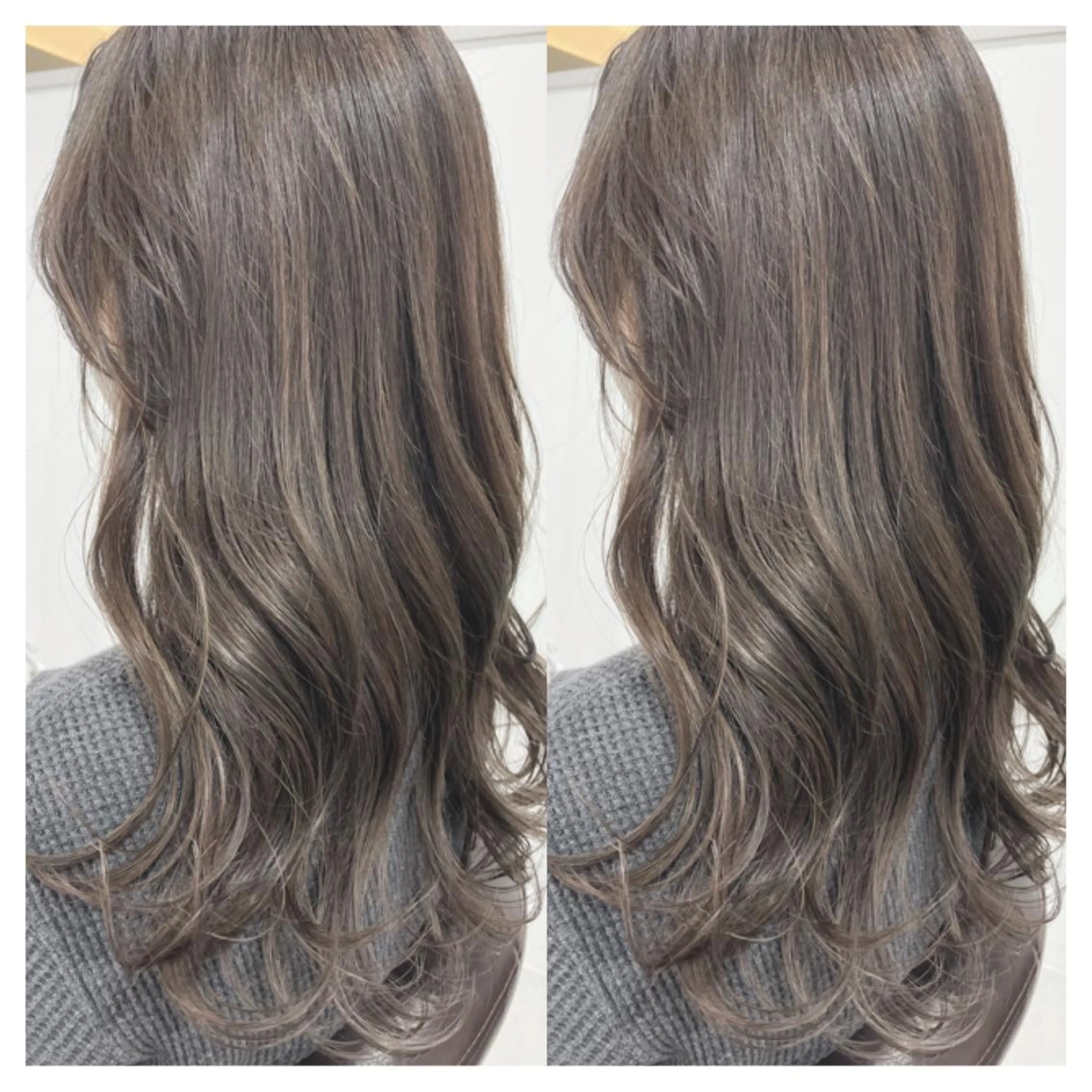 ロング カラー カット ヘアカラー トリートメント 村山 茉衣のヘアスタイル