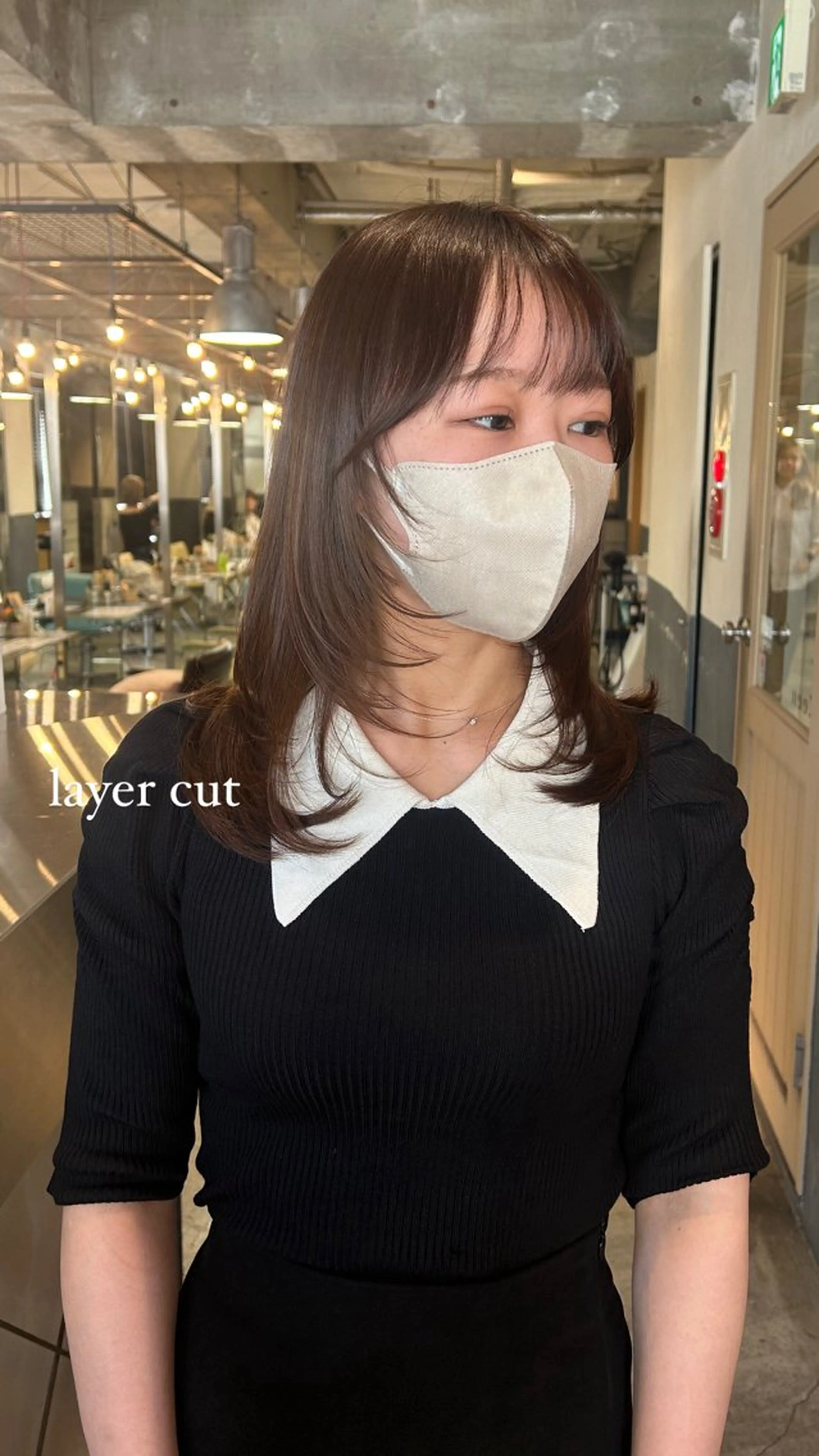 セミロング カラー レイヤーカット カット ショートカット募集中 /NAGISAのヘアスタイル