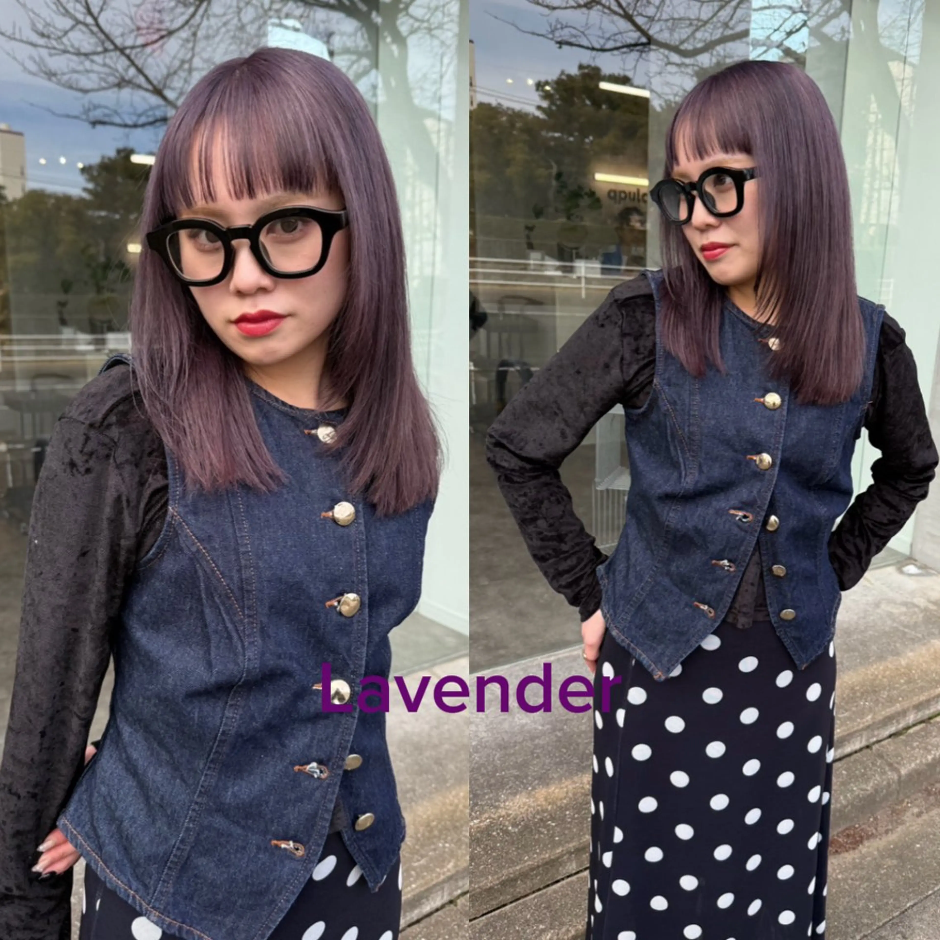 ミディアム カラー 透明感カラー カット ヘアカラー トリートメント yuumi/大濠🪷 レイヤー/ハイトーンのヘアスタイル