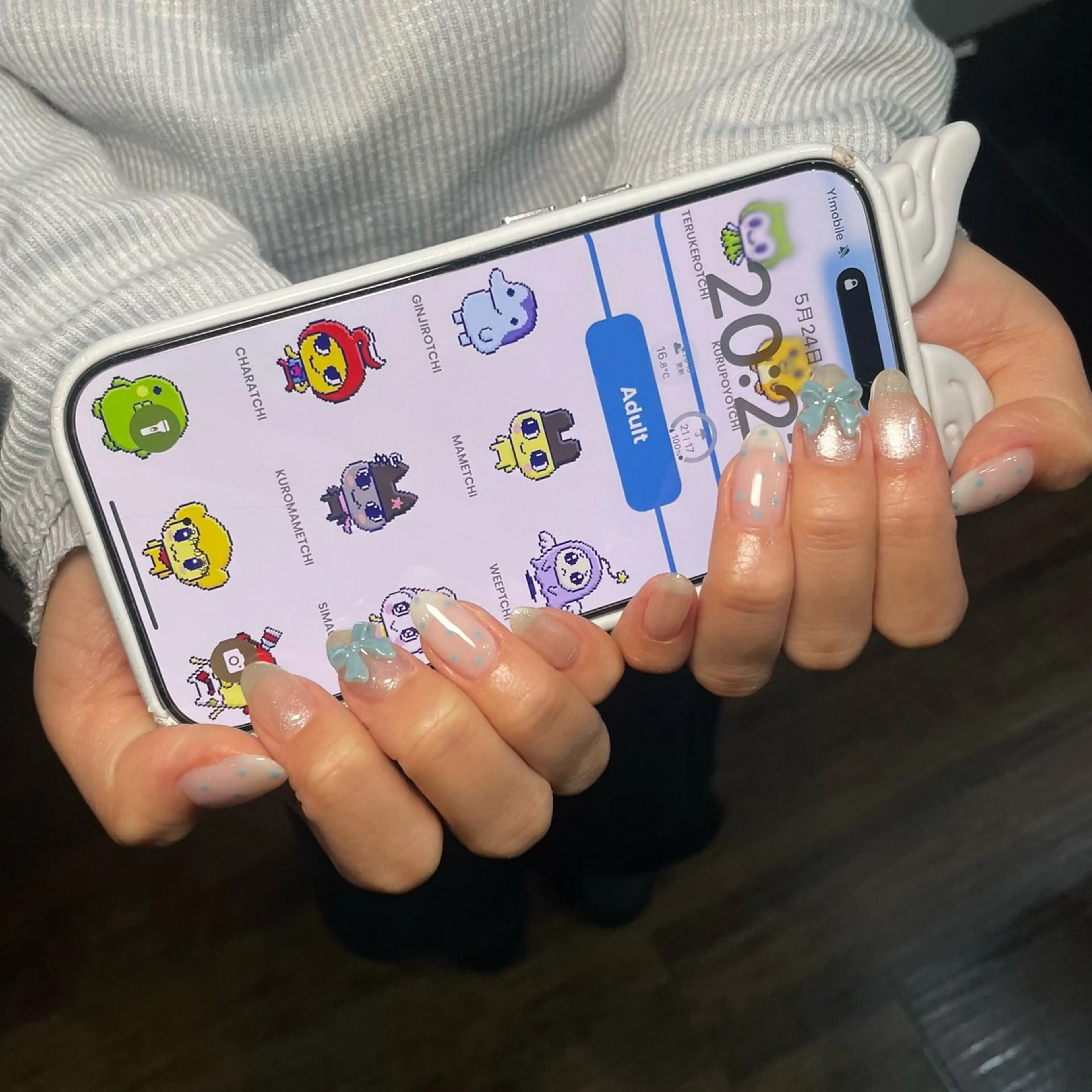 ネイル IROHA NAIL Kurumi🪽🫧のネイルデザイン