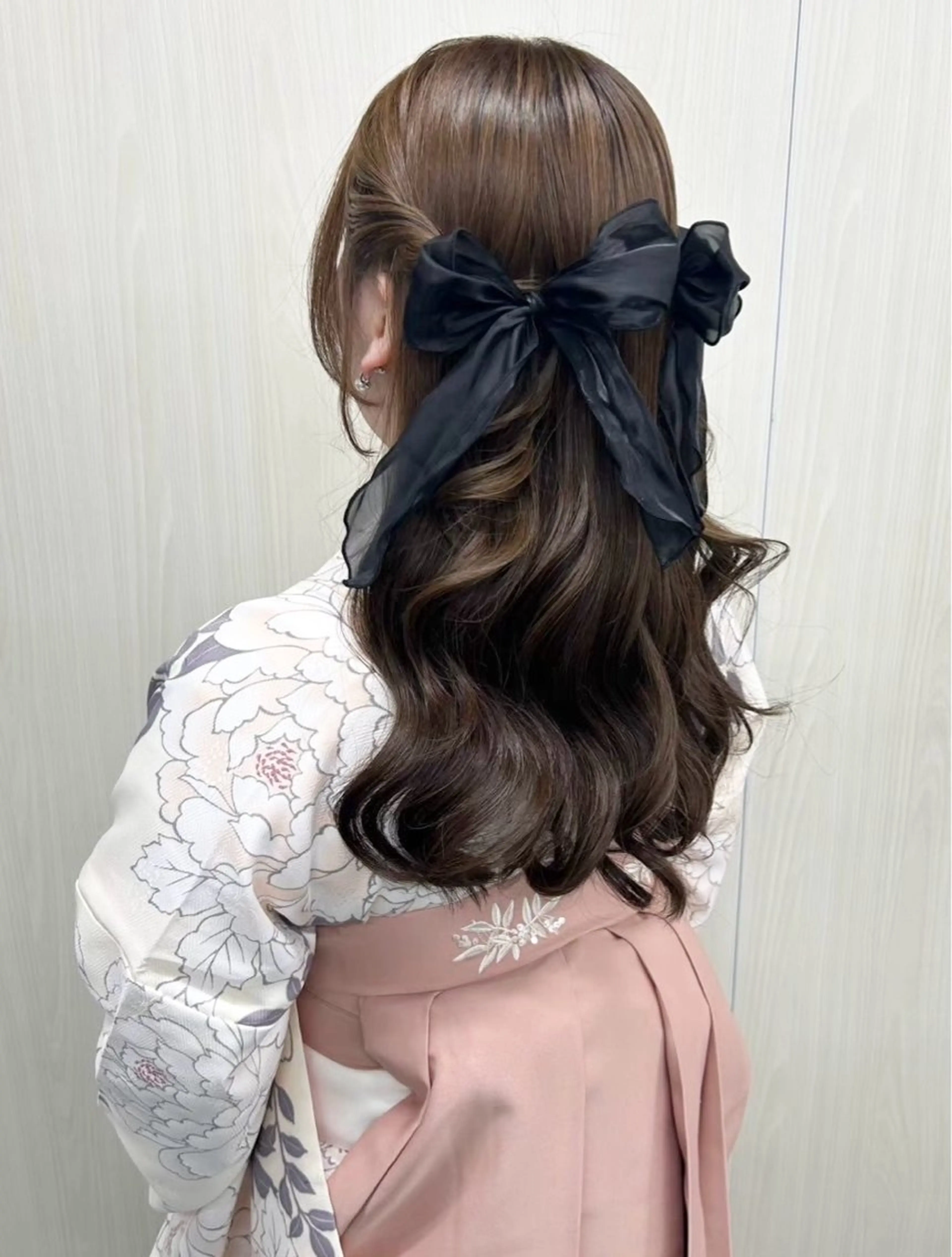 ロング ヨシンモリ ヘアセット YUMEYAKATA 五条店のヘアスタイル