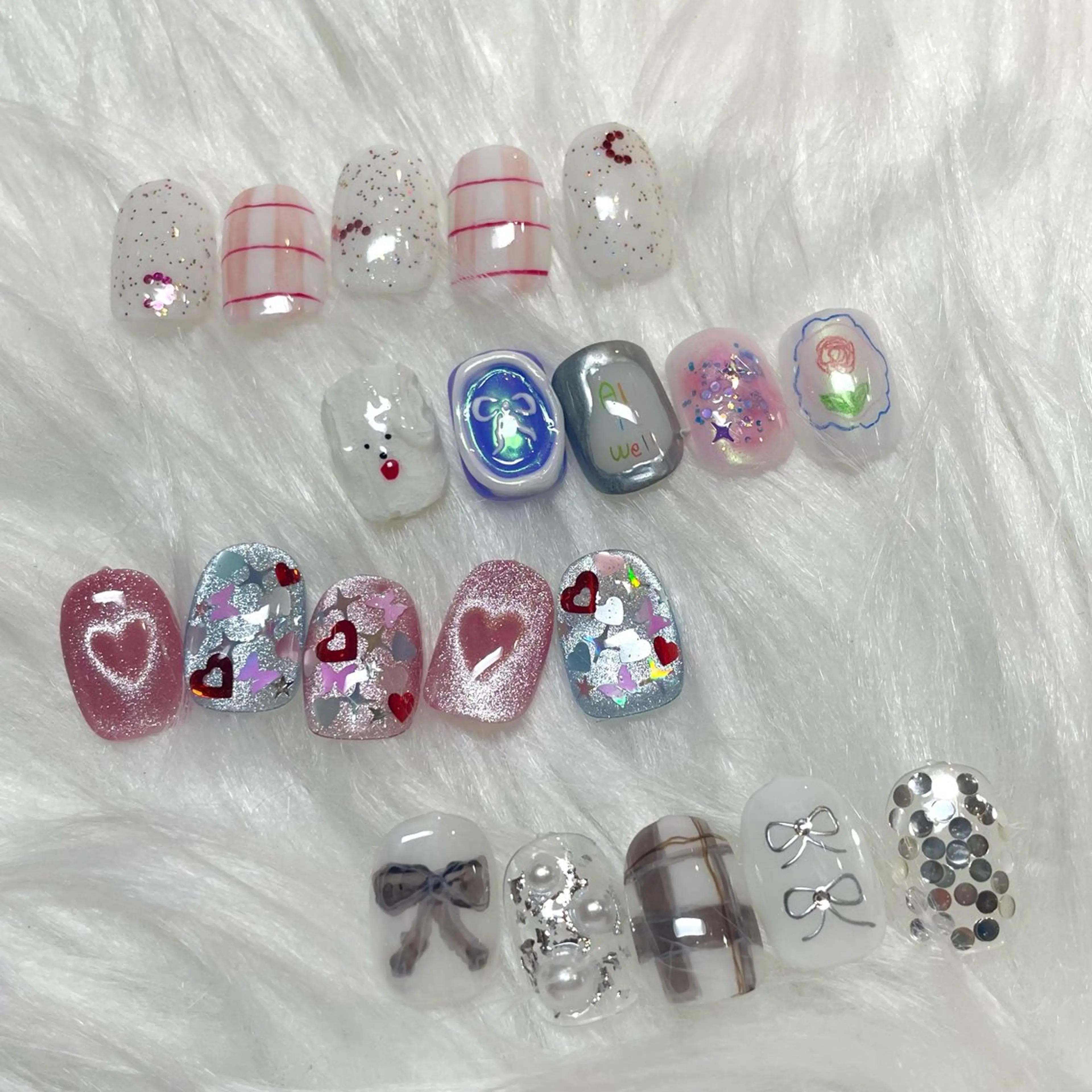 ネイル ハンドネイル 新井 ひなののネイルデザイン