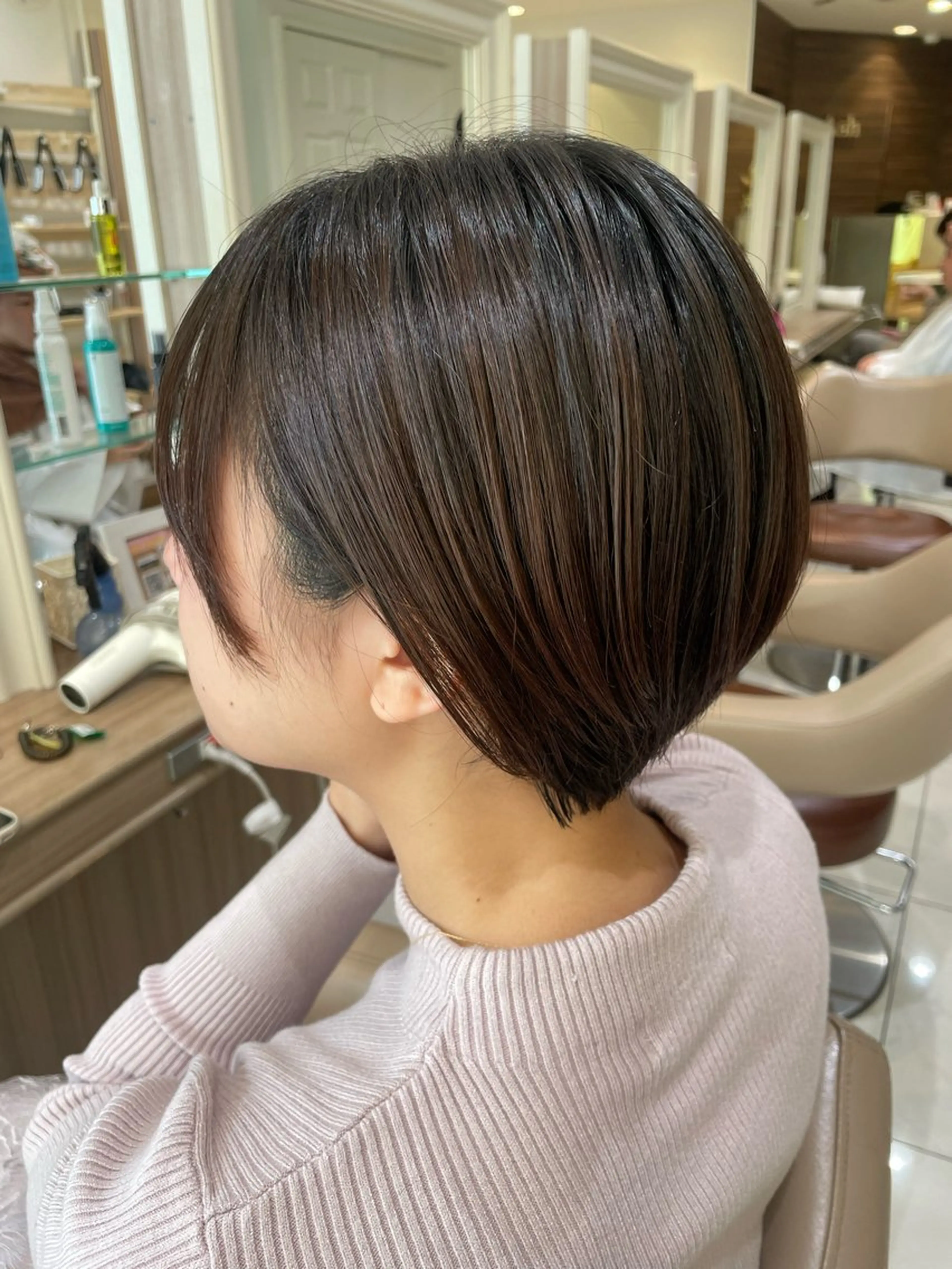 ショート カット トリートメント 韓国ヘアメイク🎀/ 縮毛矯正✨山本媛香のヘアスタイル