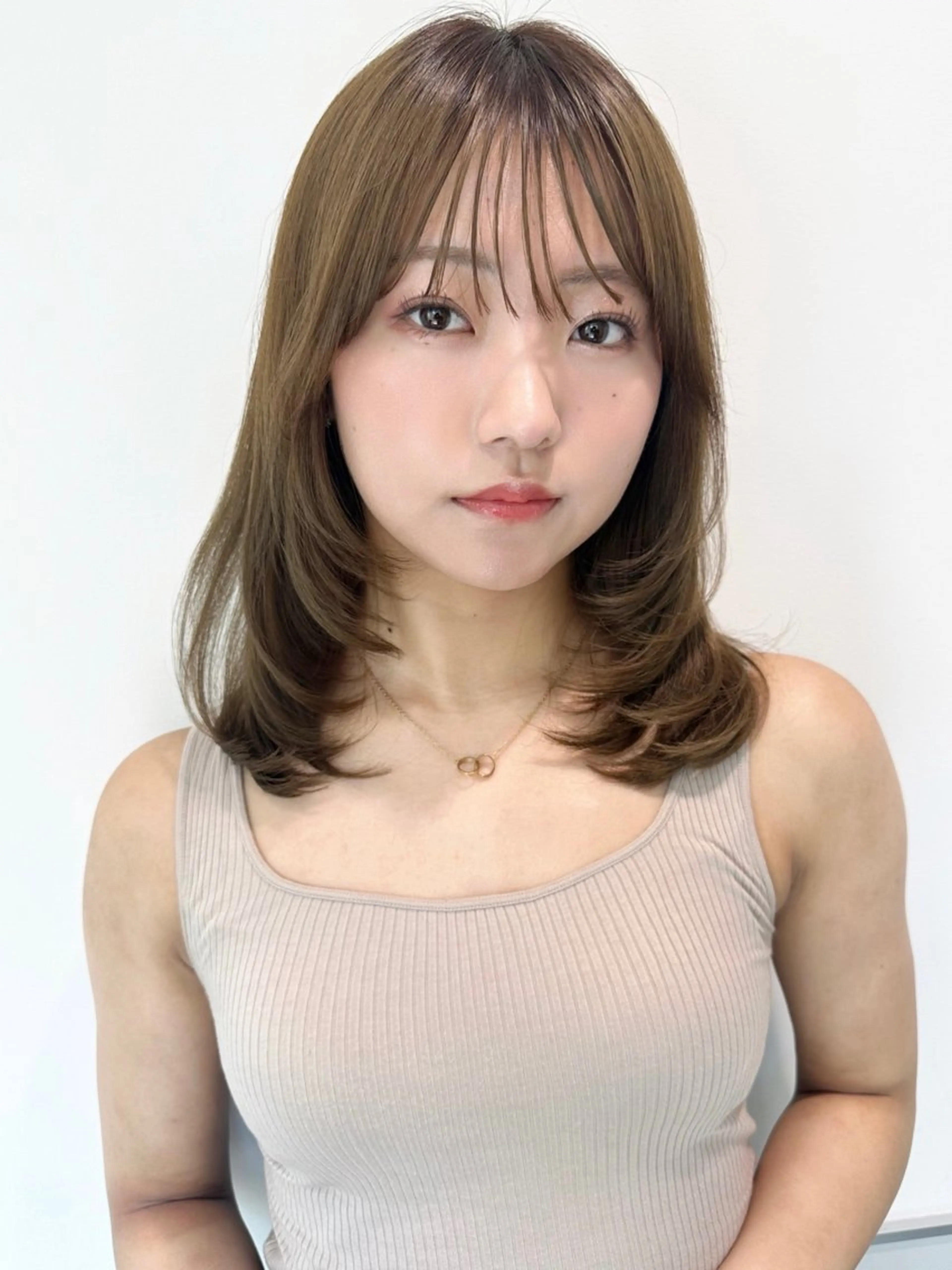ロング カラー 透明感カラー 顔周りカット レイヤーカット トリートメント 🩰ナチュラル可愛い kamicare🩰のヘアスタイル