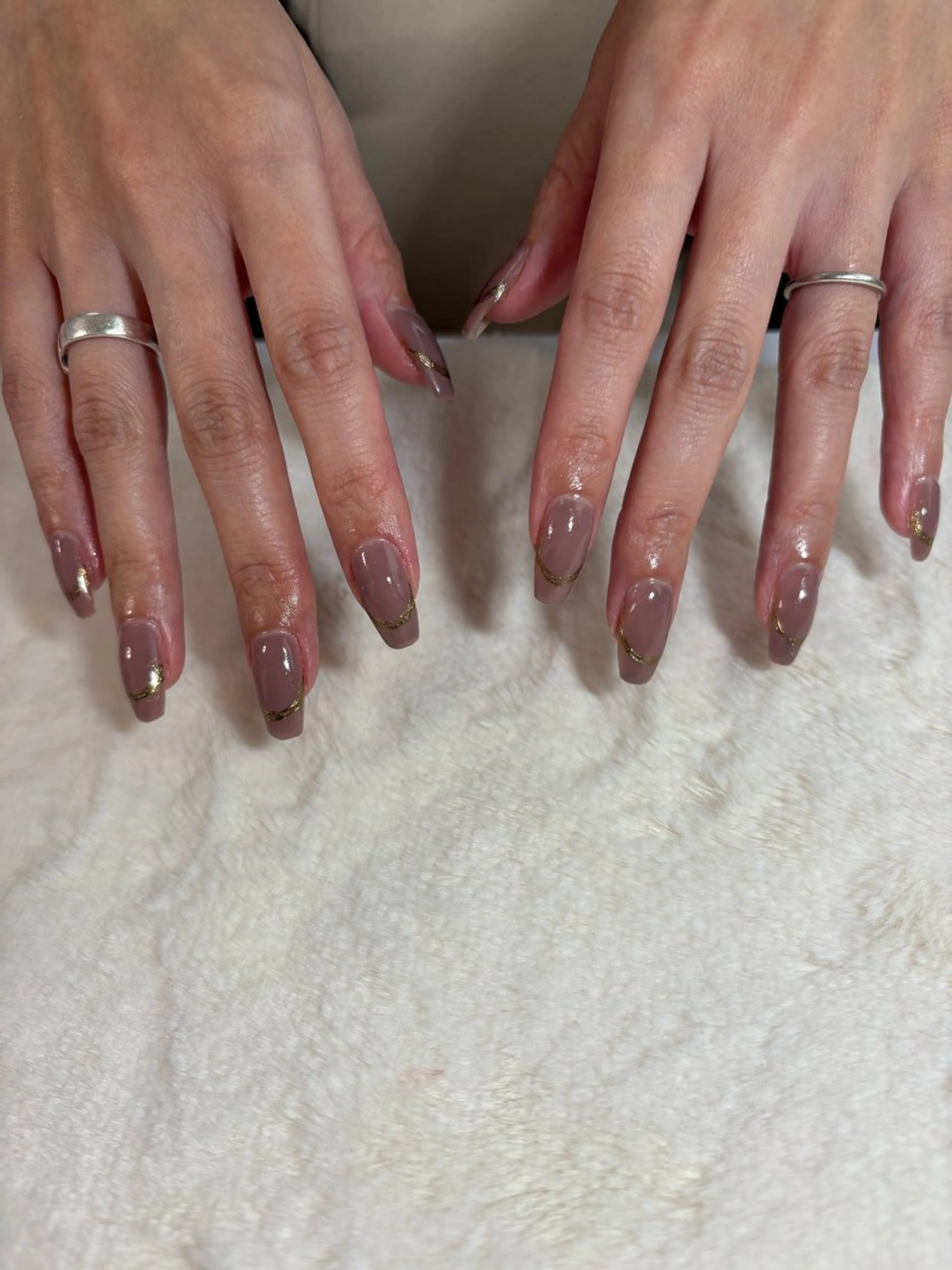 ネイル アートネイル フレンチネイル ミラーネイル ハンドネイル 北川 恭子のネイルデザイン