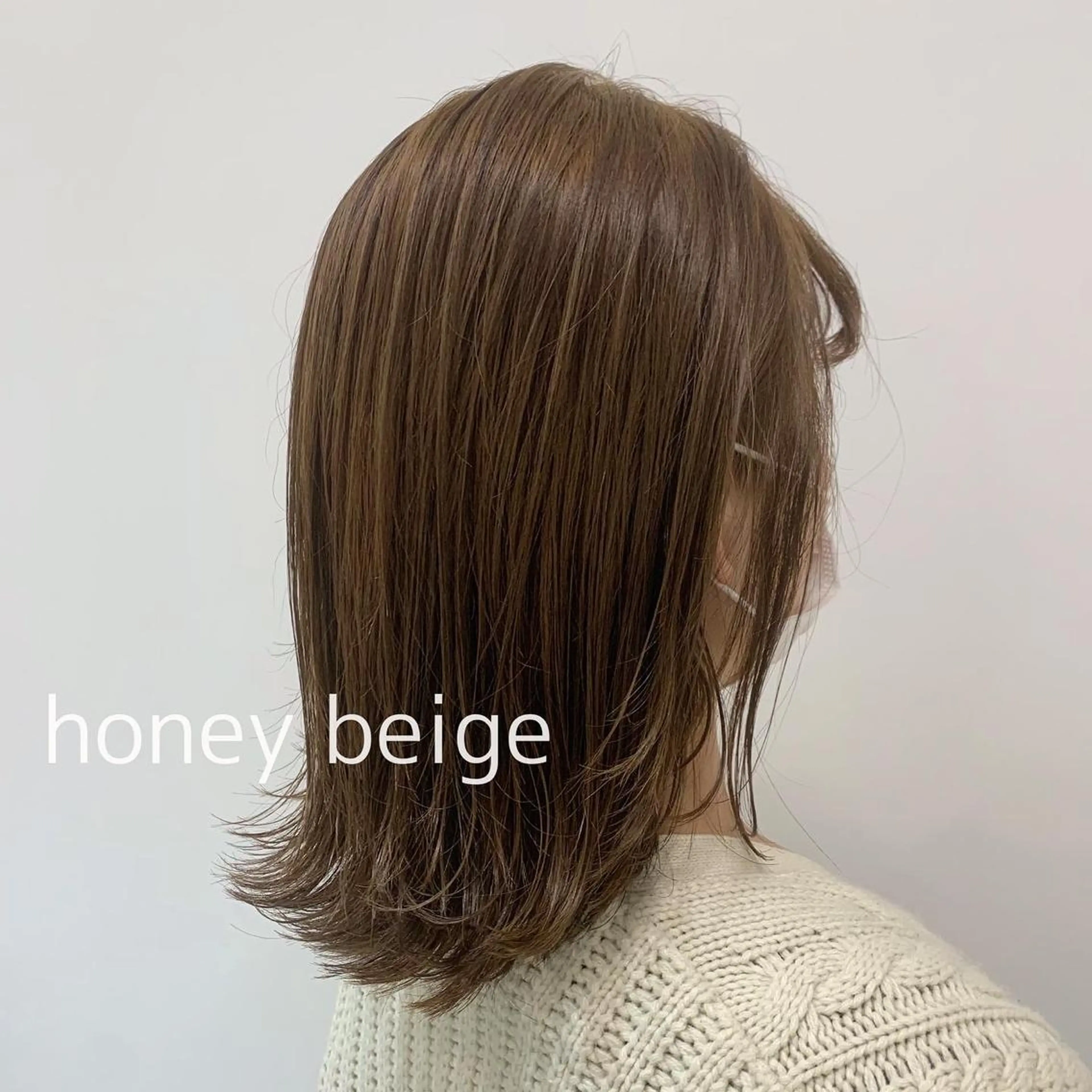 ミディアム カラー ブリーチ ダブルカラー ブリーチなしカラー 髪質改善カラー&TR 縮毛矯正/弱酸性矯正のヘアスタイル