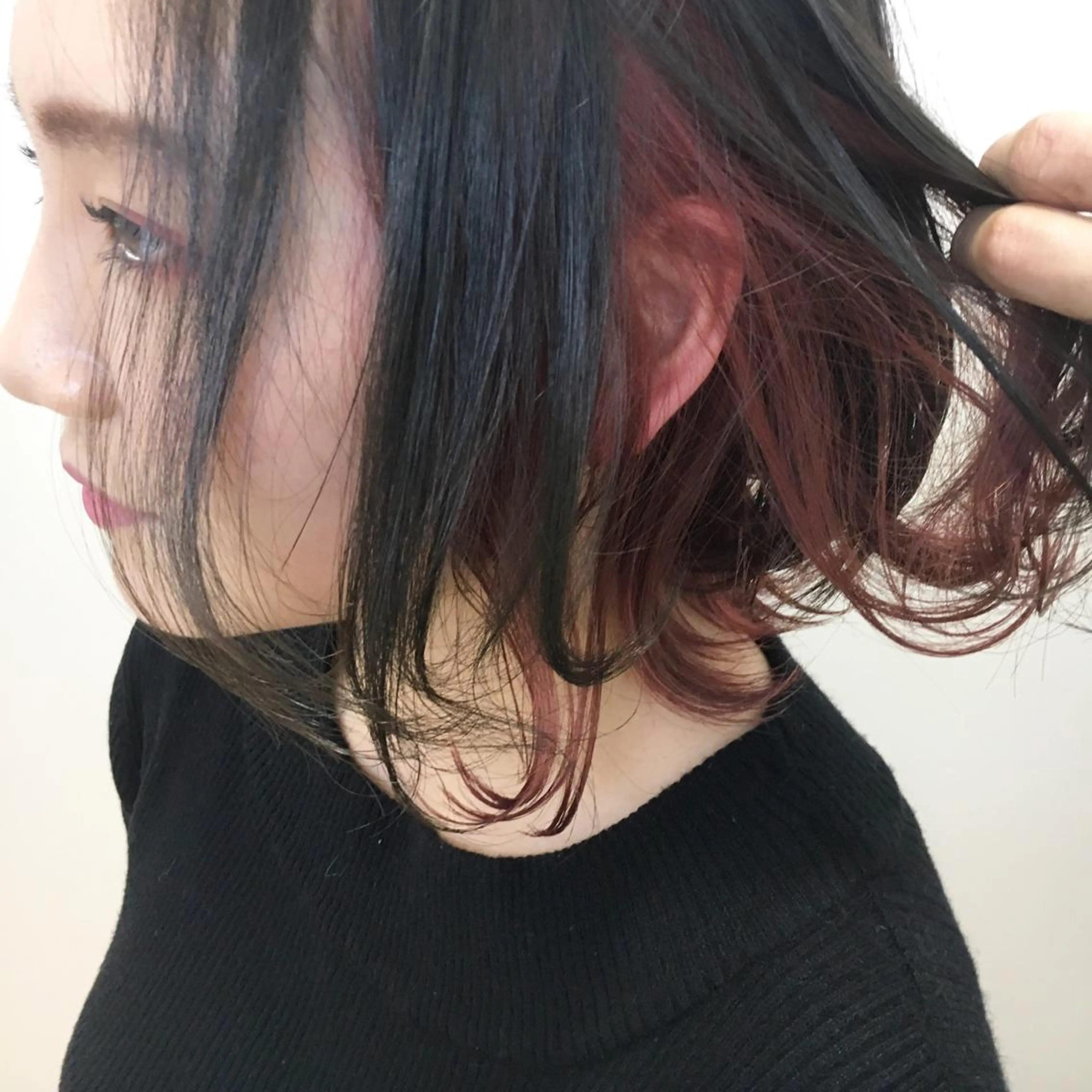 ショート カラー ピンクカラー ヘアカラー 永井 大希のヘアスタイル