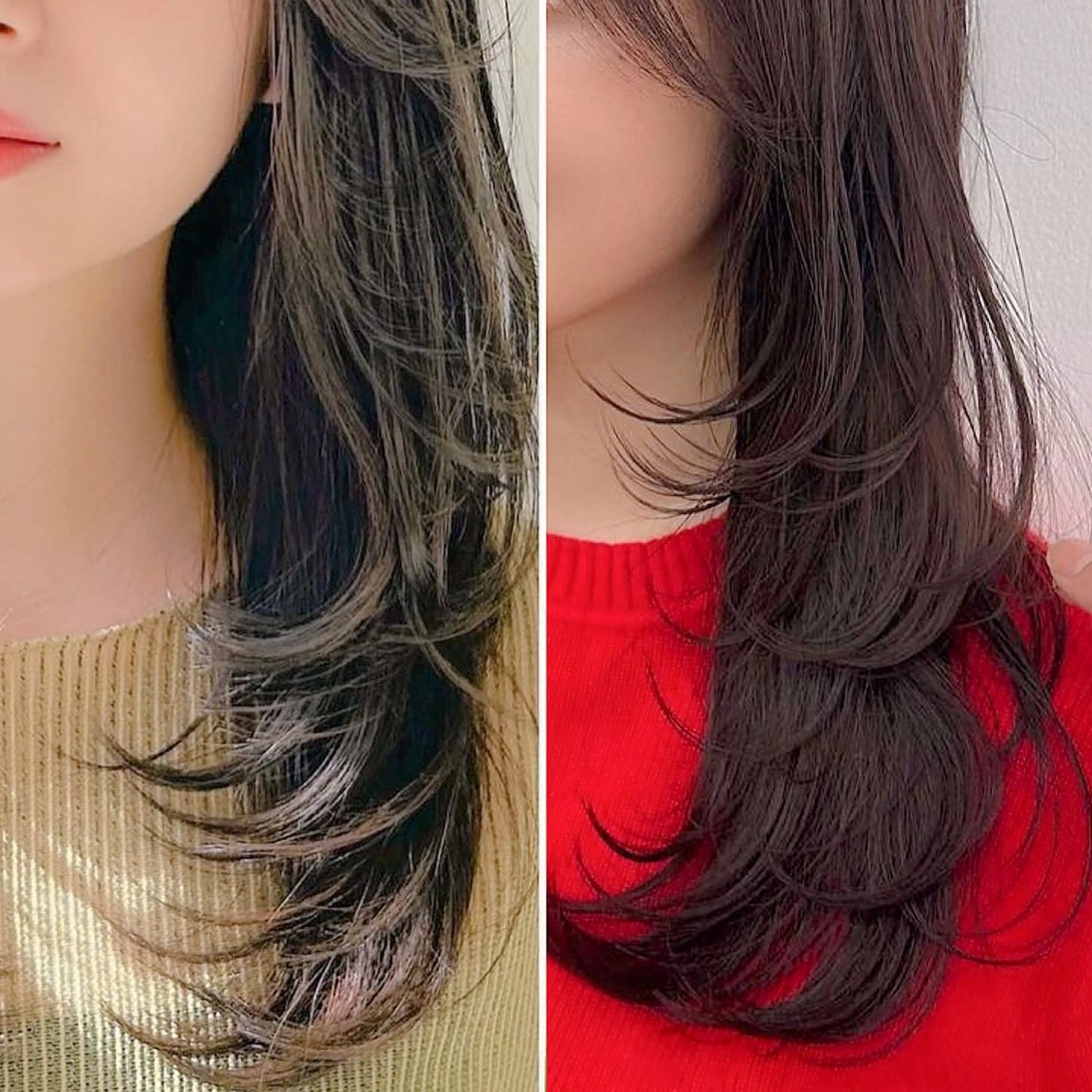 ロング レイヤーカット ロング ボブ/ミディアム 親しみやすさ/さくらのヘアスタイル