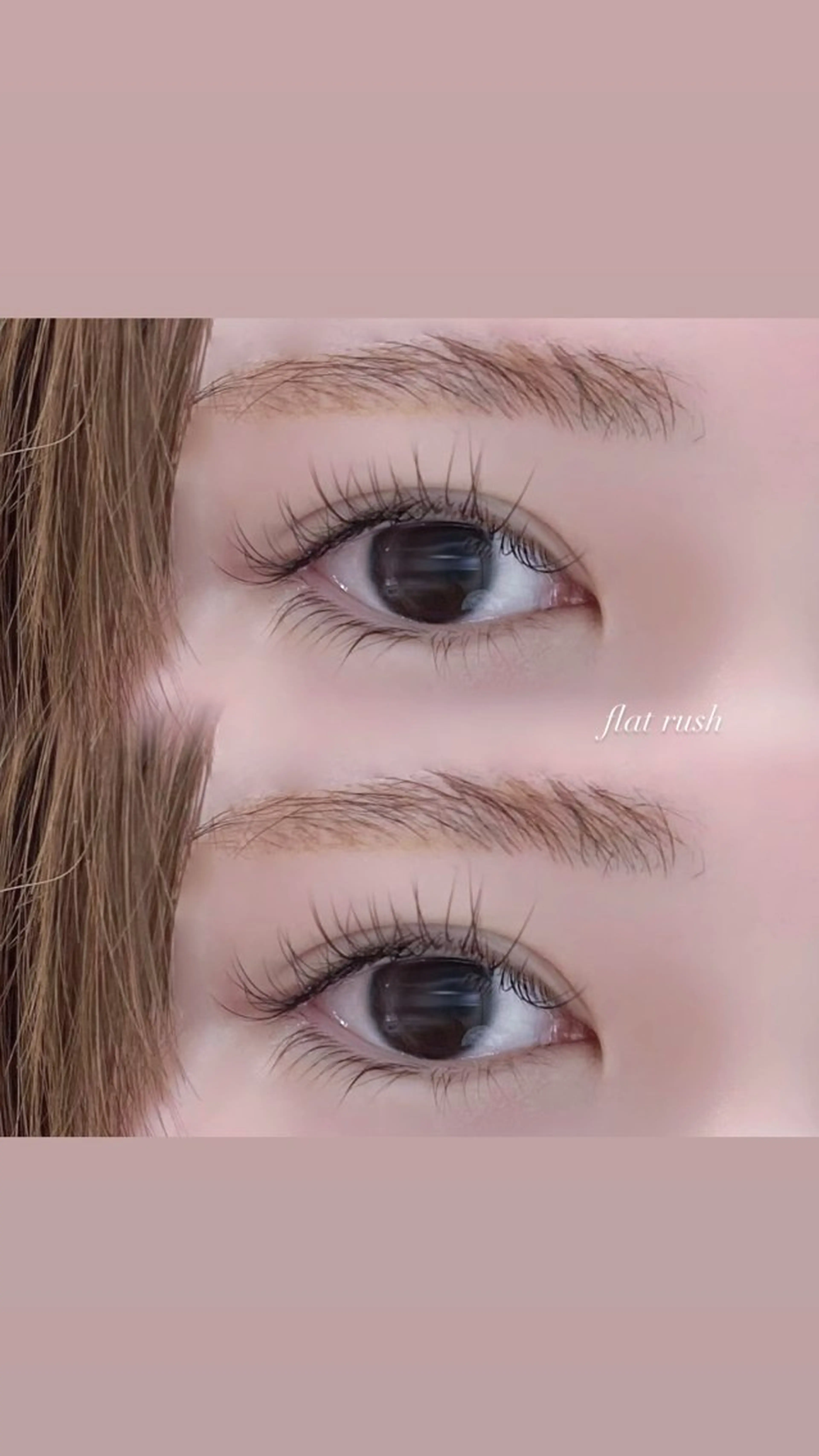 マツエク・マツパ Cカール フラットラッシュ EYELA 🎀遠山の眉毛・アイブロウイメージ