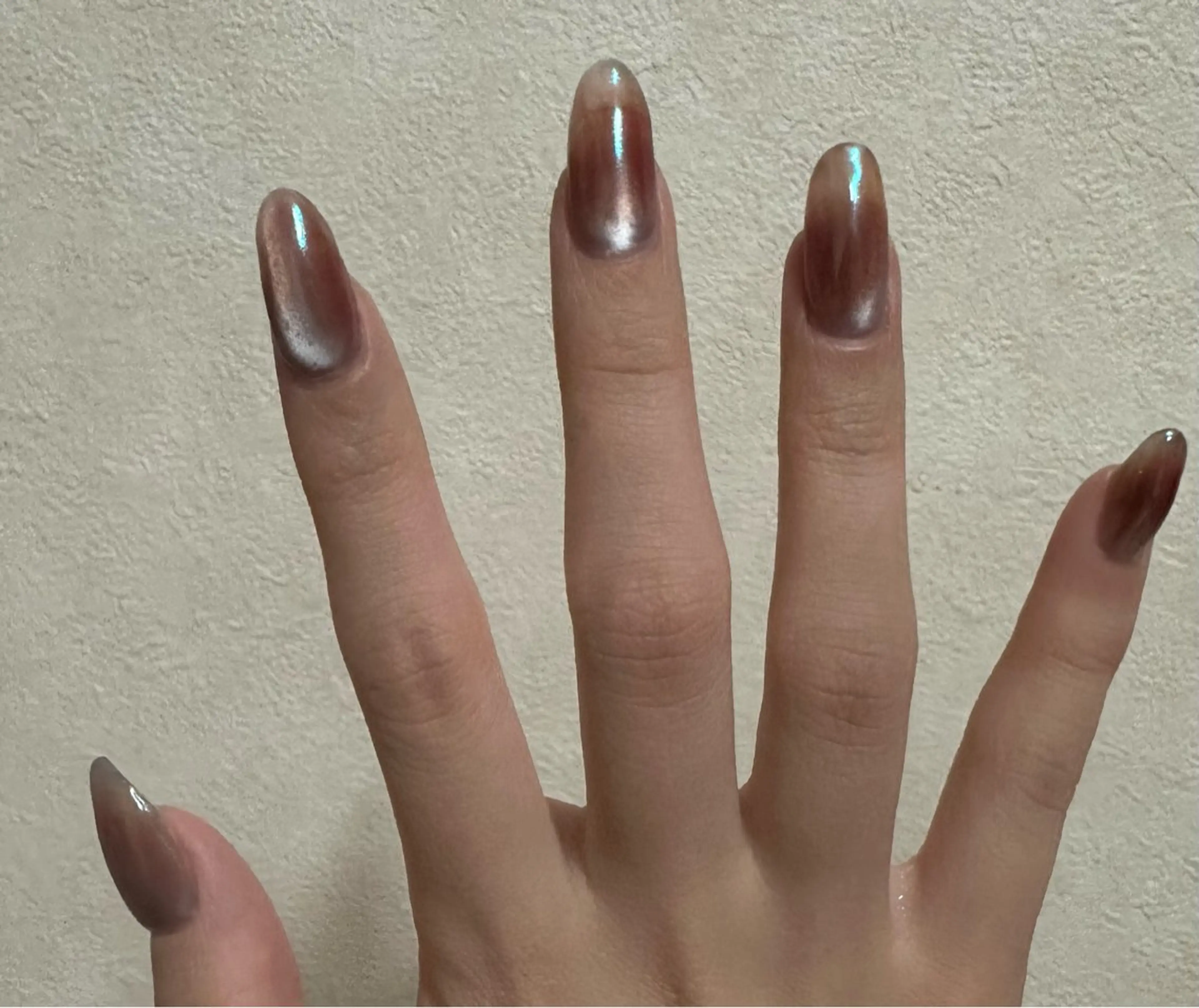 ネイル オーロラネイル マグネットネイル ハンドネイル 🌷 kuuのネイルデザイン