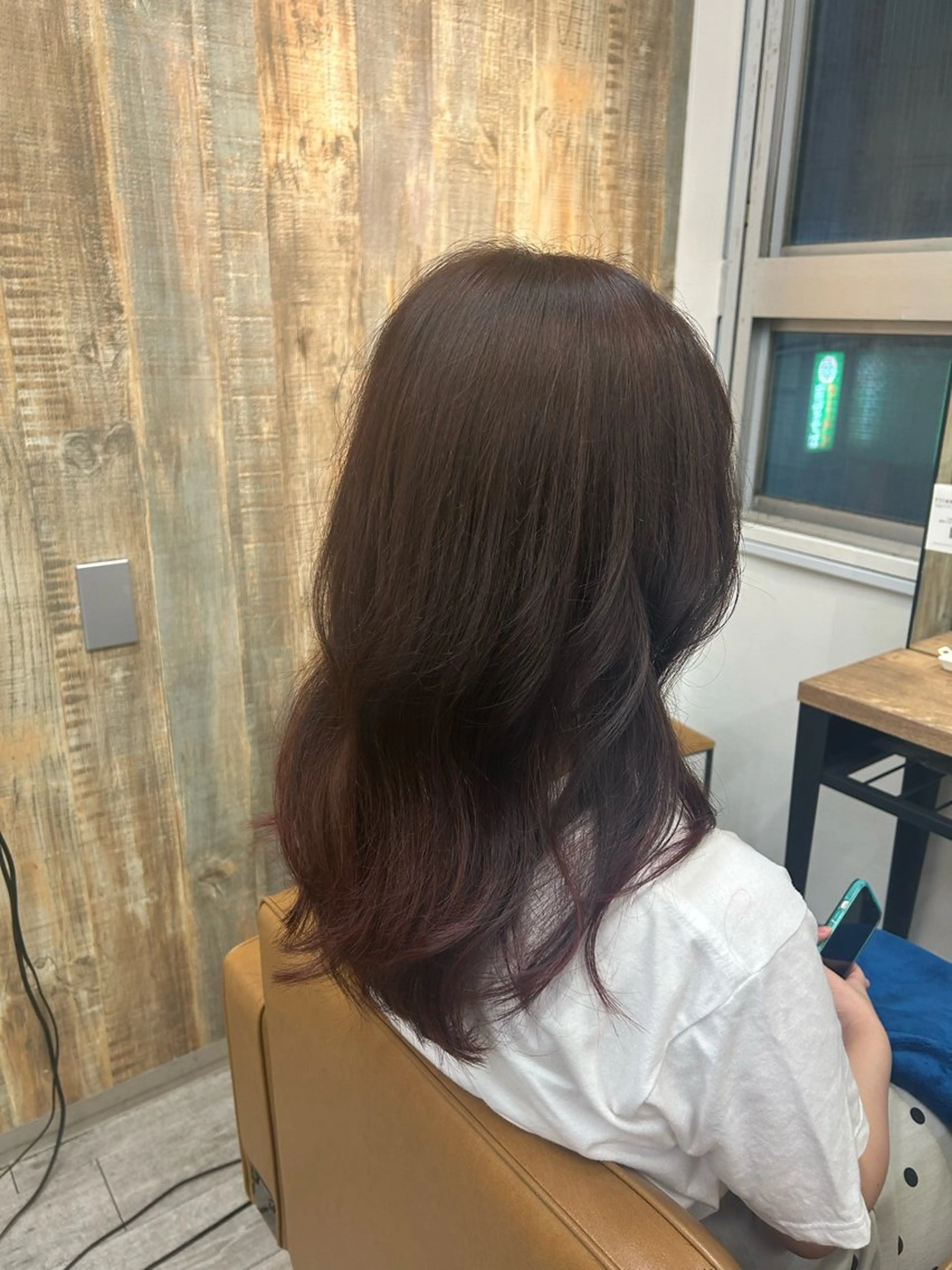 セミロング カラー ブリーチ ダブルカラー ブリーチなしカラー ⚜️メンズ特化 ひかる⚜️のヘアスタイル